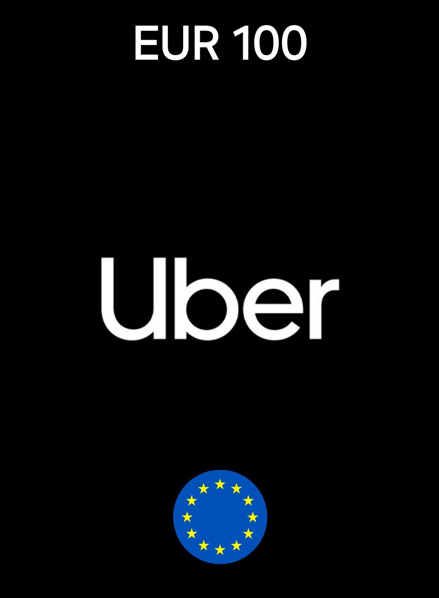 Uber 100 EUR Gift Card cover image