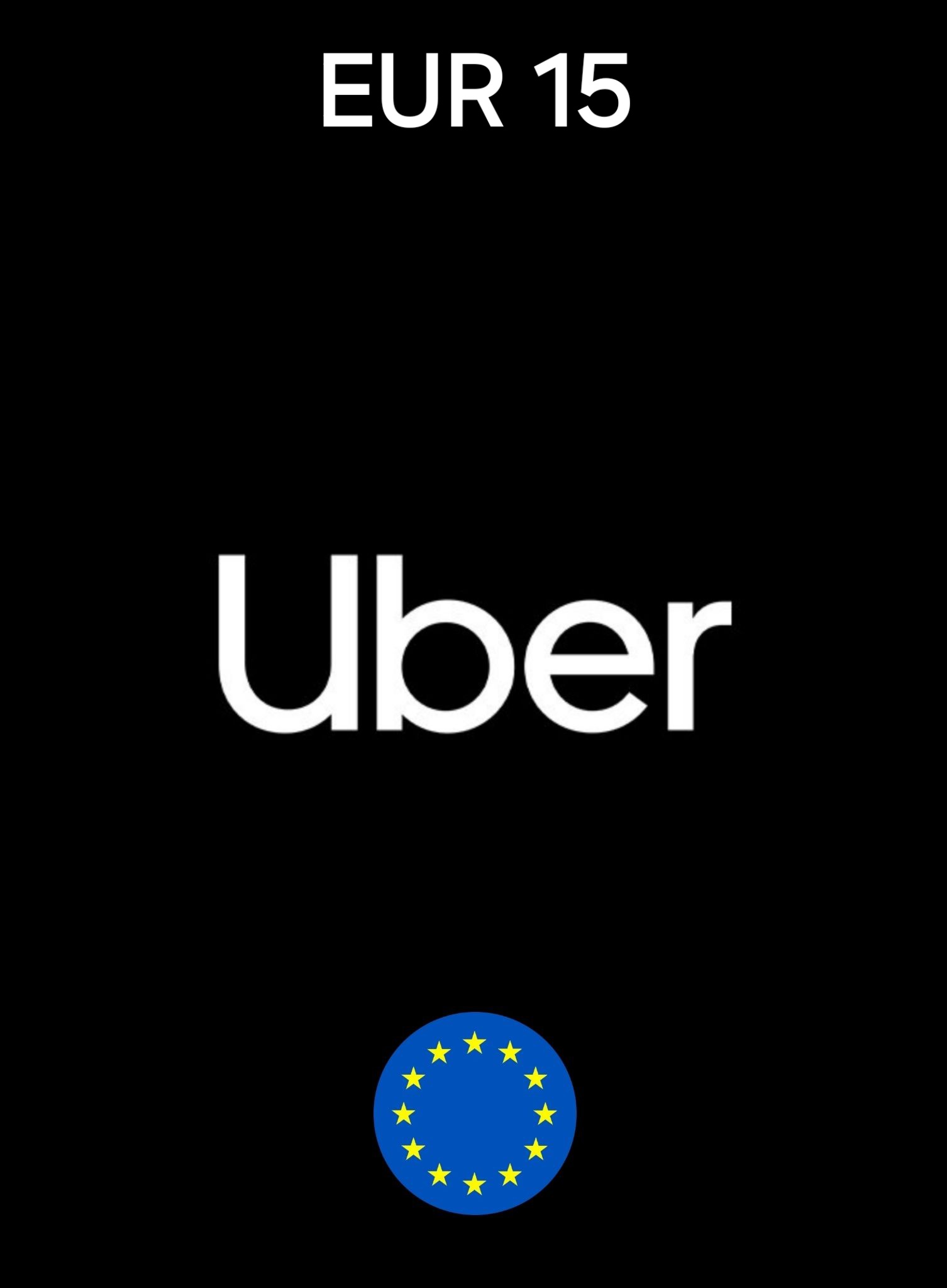 Uber 15 EUR Gift Card cover image