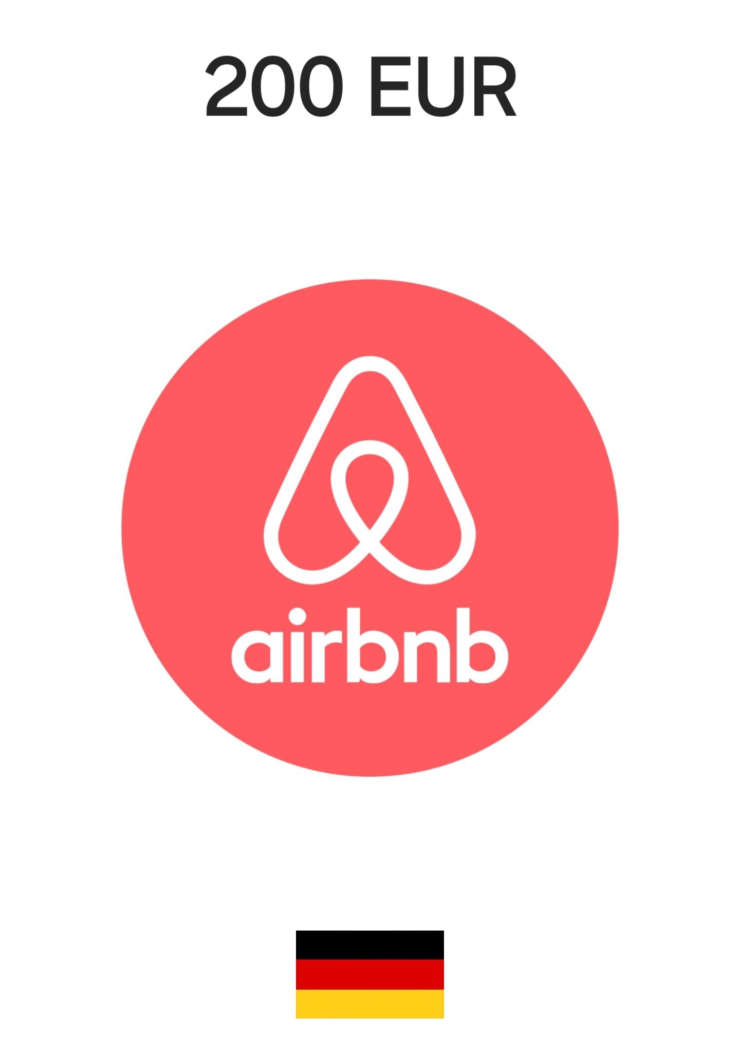 AirBnB Germany 200 EUR Gift Card cover image
