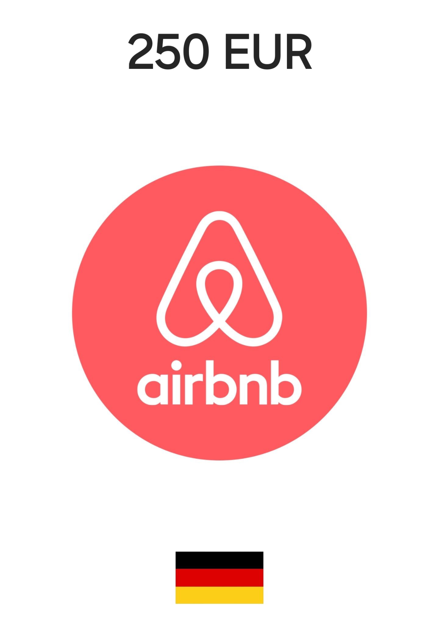 AirBnB Germany 250 EUR Gift Card cover image