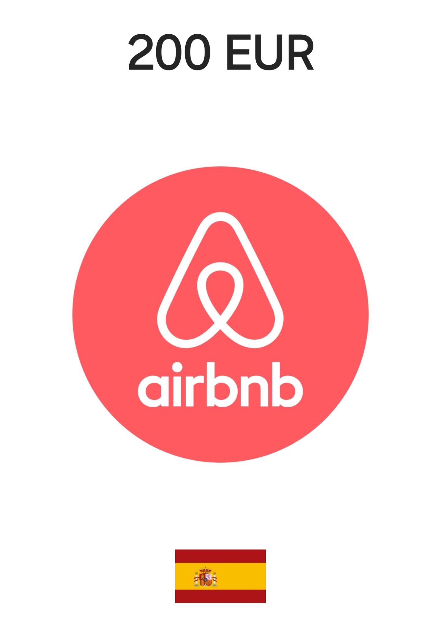 AirBnB Spain 200 EUR Gift Card cover image