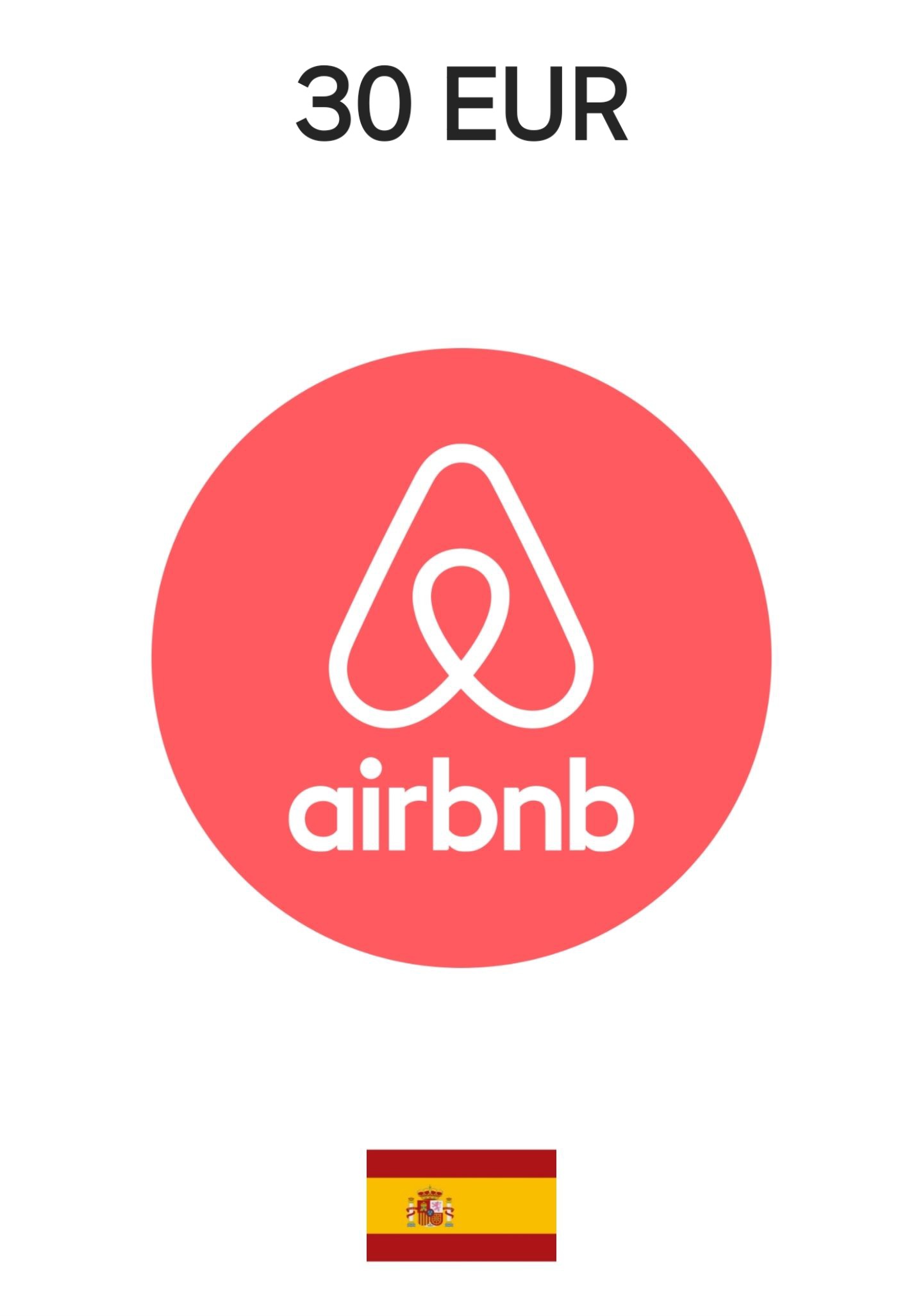 AirBnB Spain 30 EUR Gift Card cover image