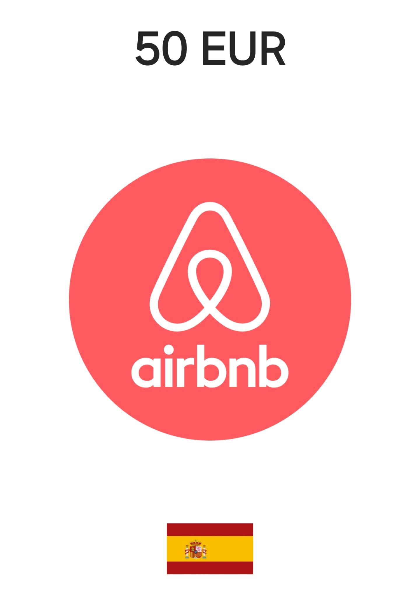 AirBnB Spain 50 EUR Gift Card cover image