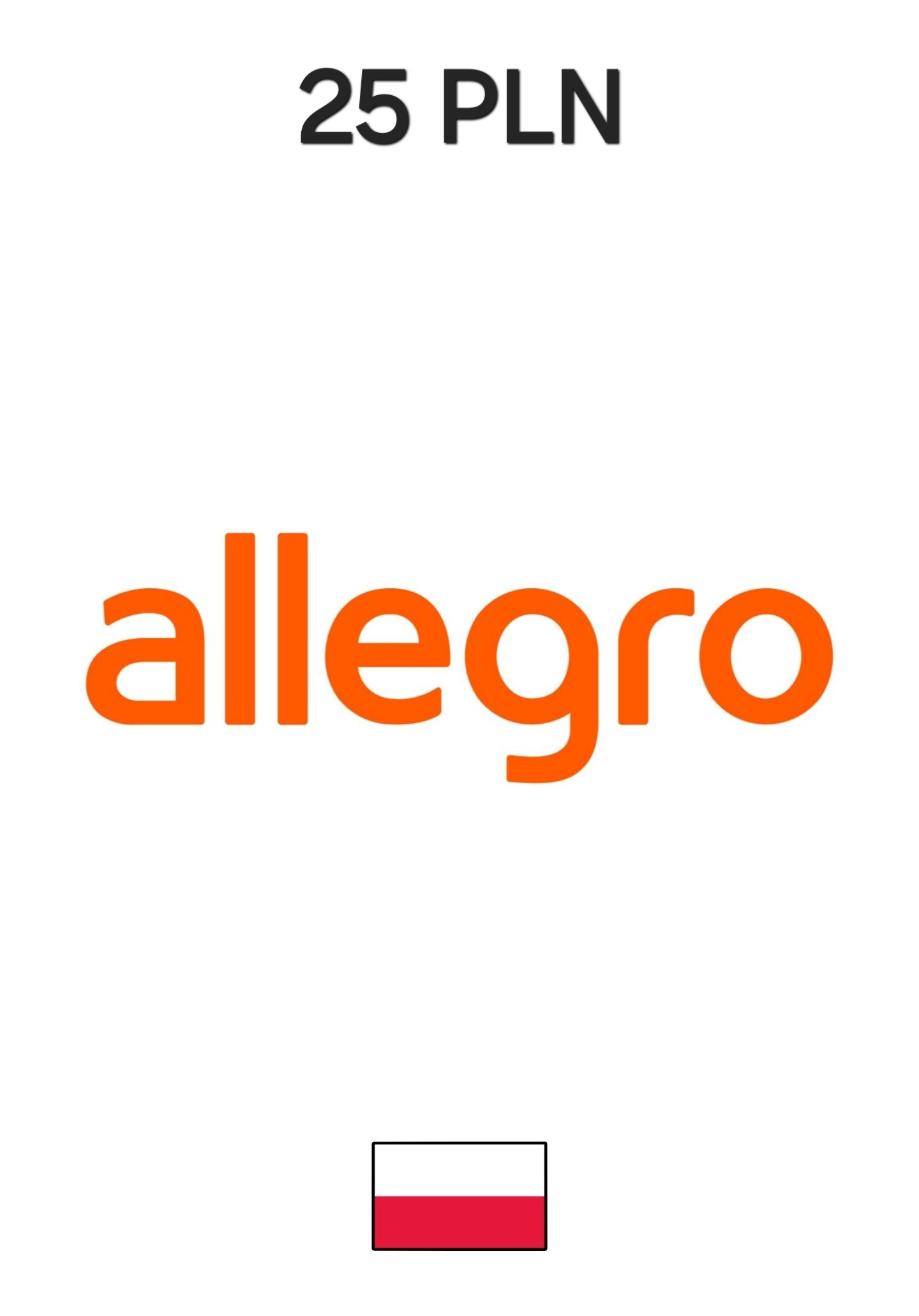 Allegro Poland 25 PLN Gift Card cover image
