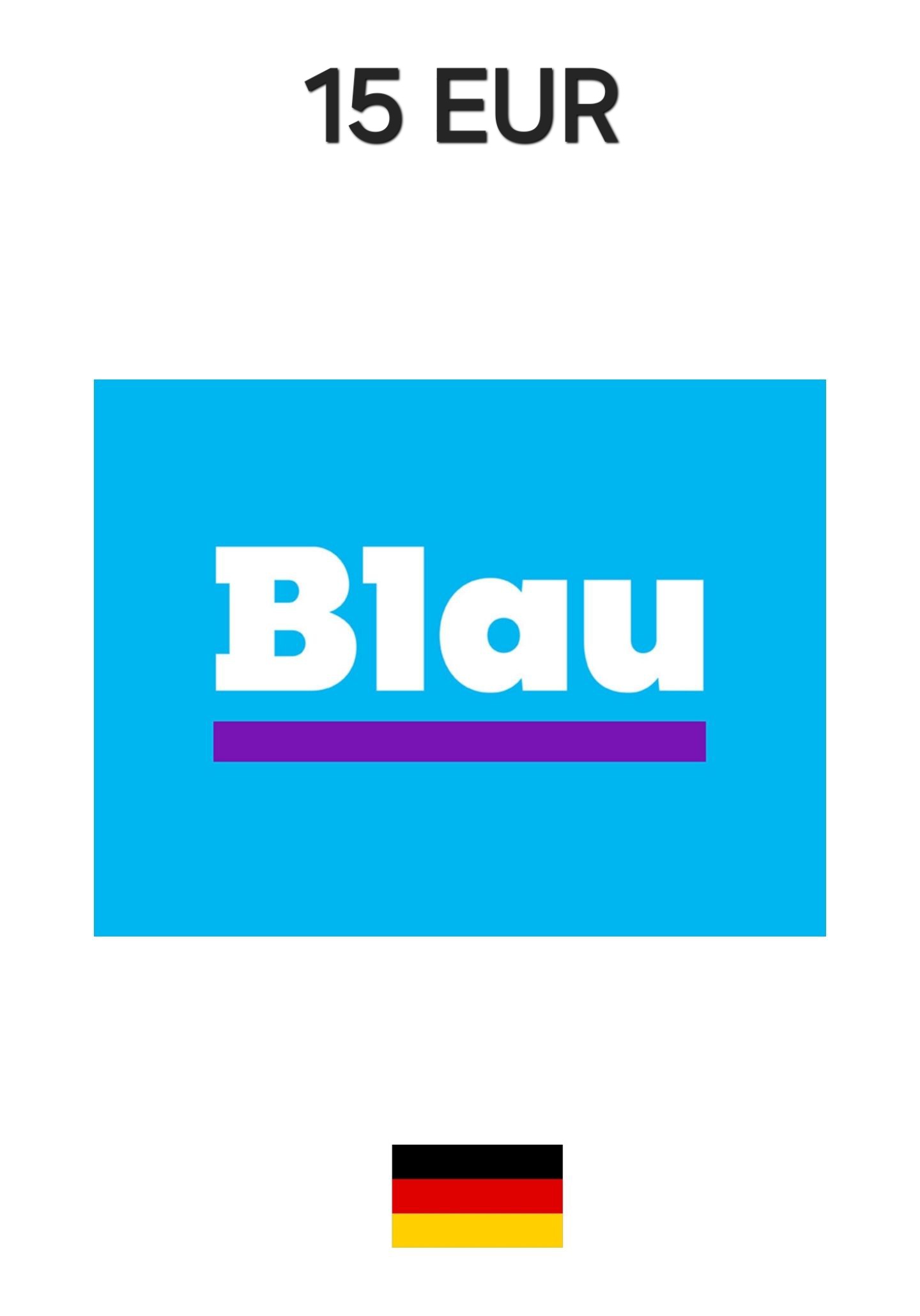 Blau Germany 15 EUR Gift Card cover image