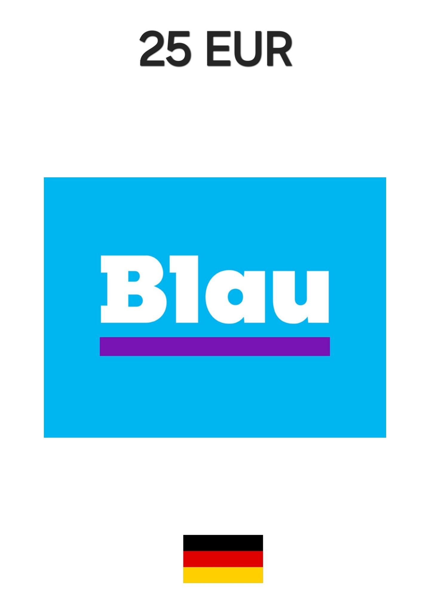 Blau Germany 25 EUR Gift Card cover image