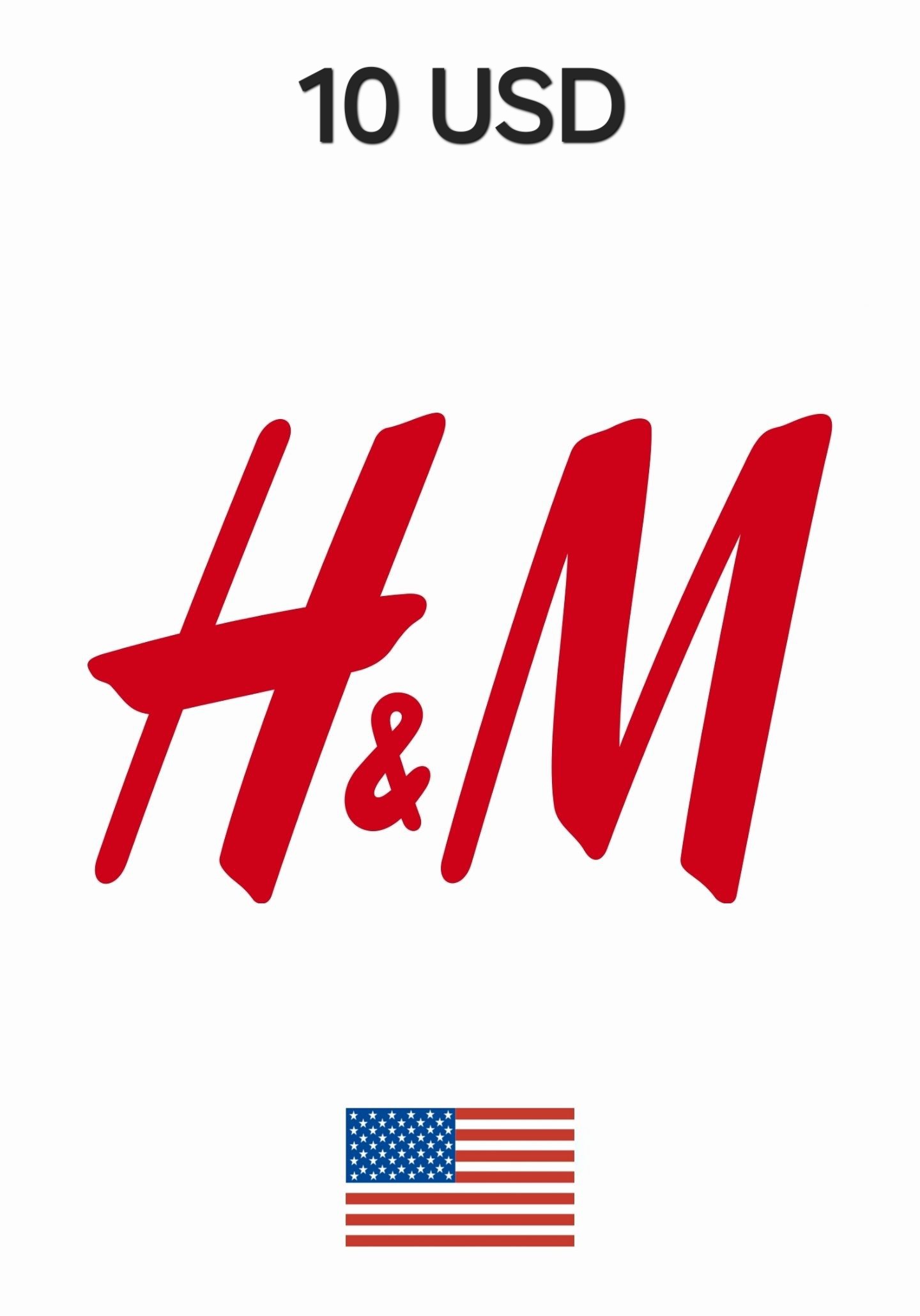 H&M USA 10 USD Gift Card cover image
