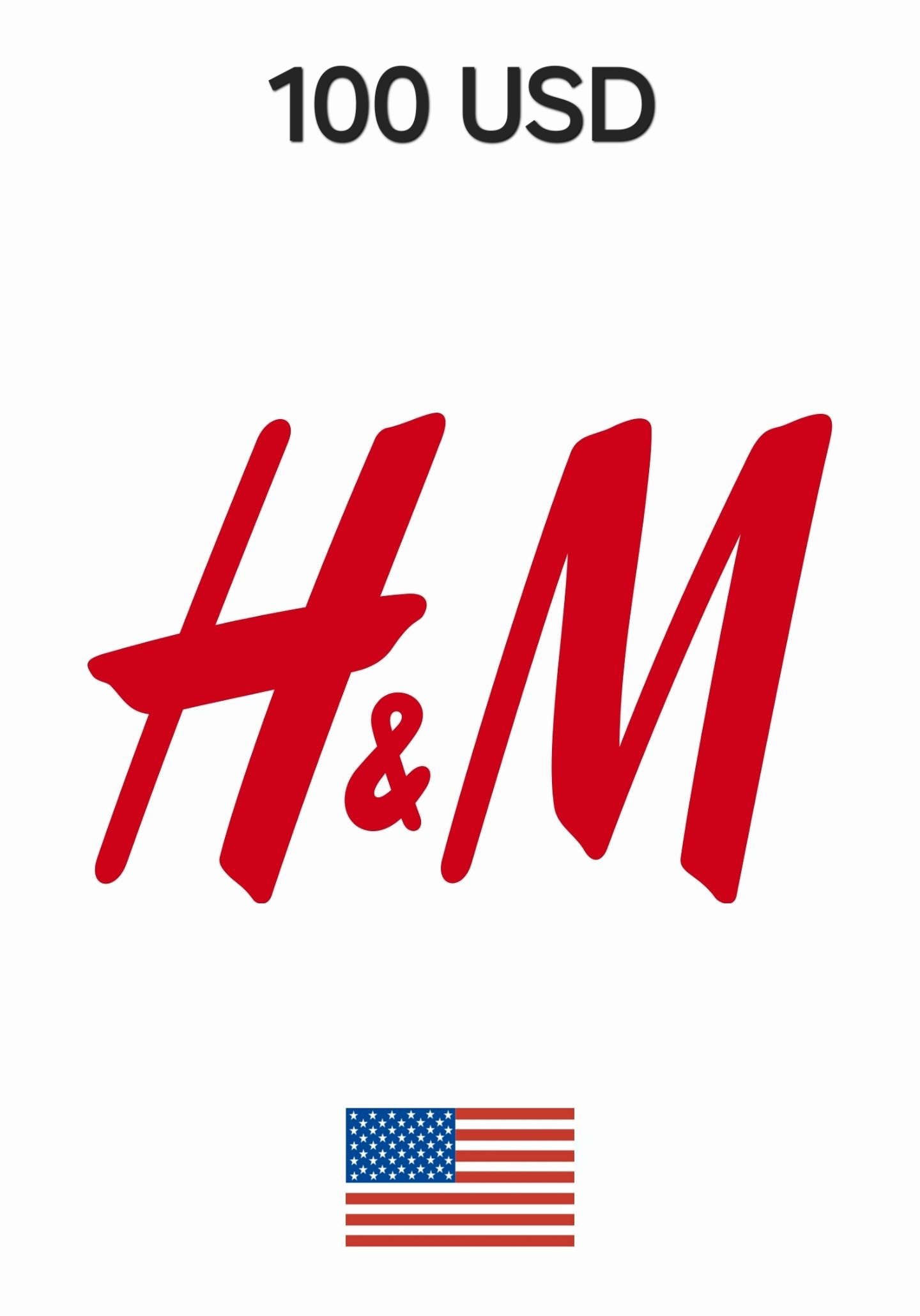 H&M USA 100 USD Gift Card cover image