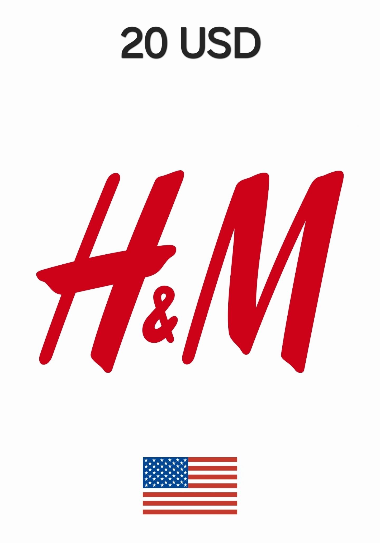 H&M USA 20 USD Gift Card cover image