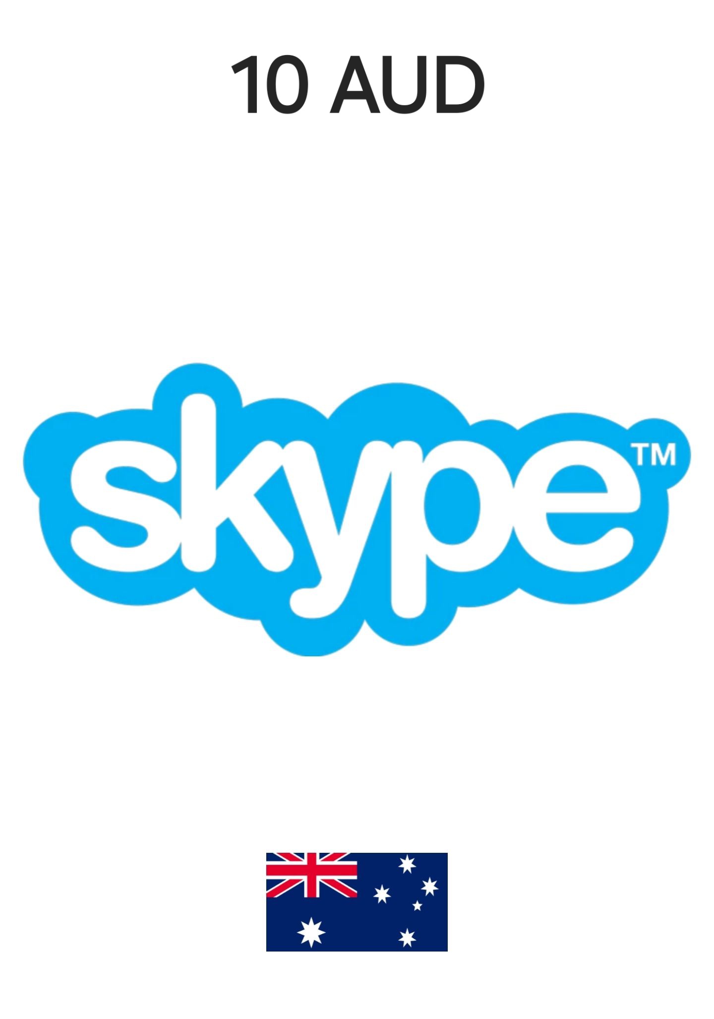 Skype Australia 10 AUD Gift Card cover image