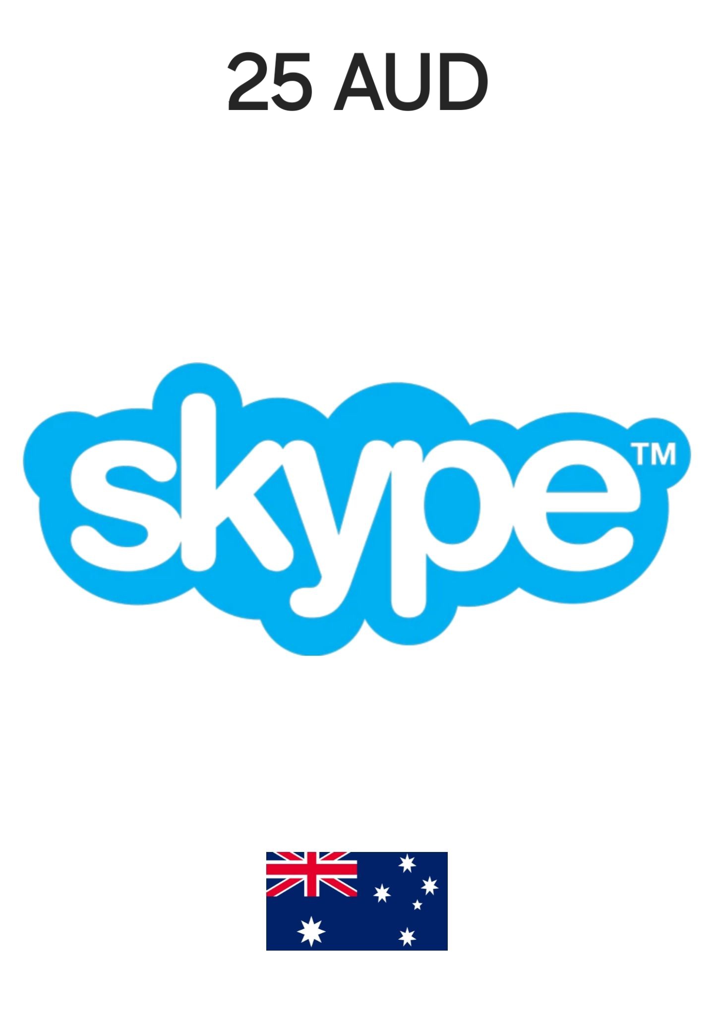 Skype Australia 25 AUD Gift Card cover image