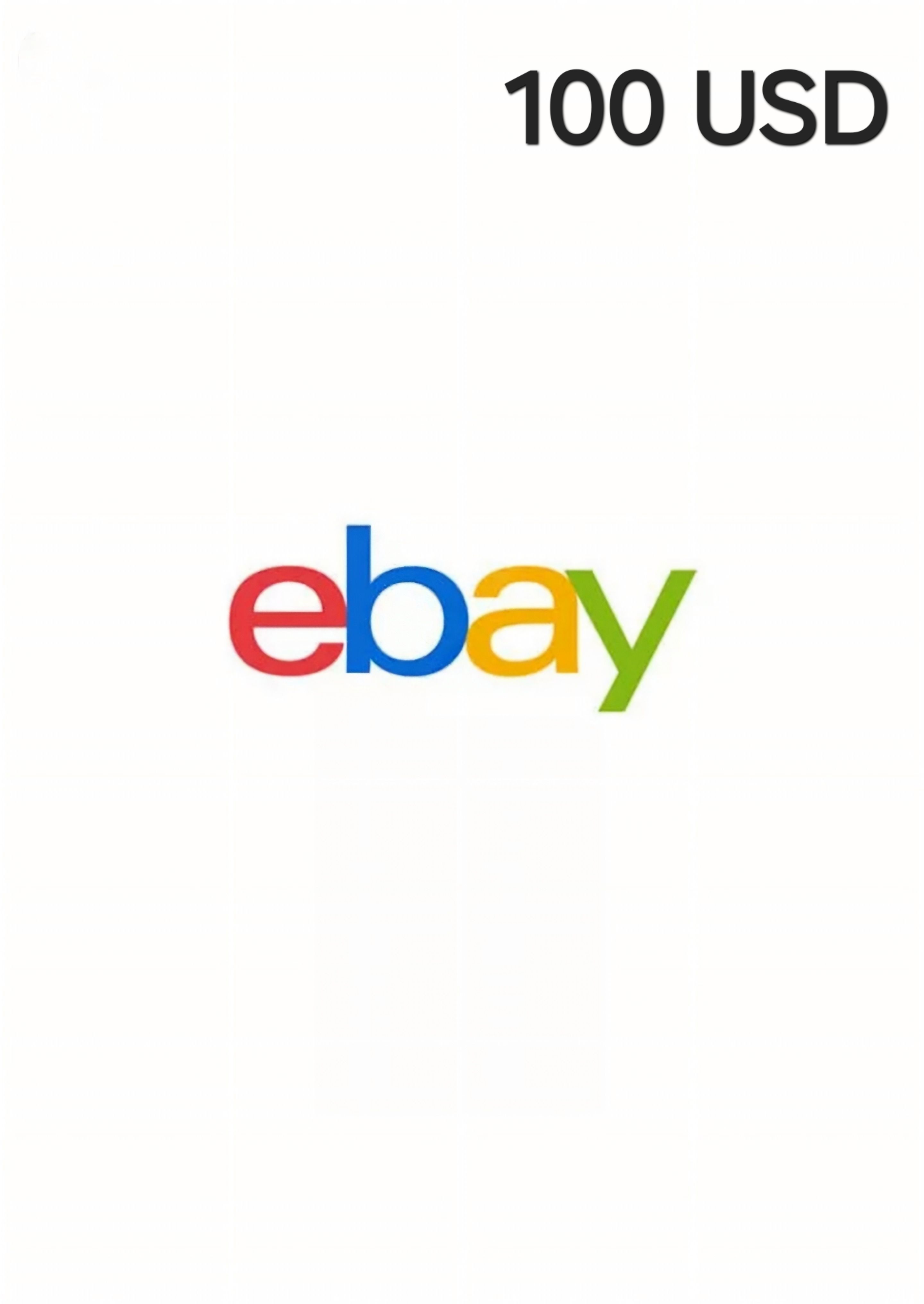 eBay USA 100 USD Gift Card cover image