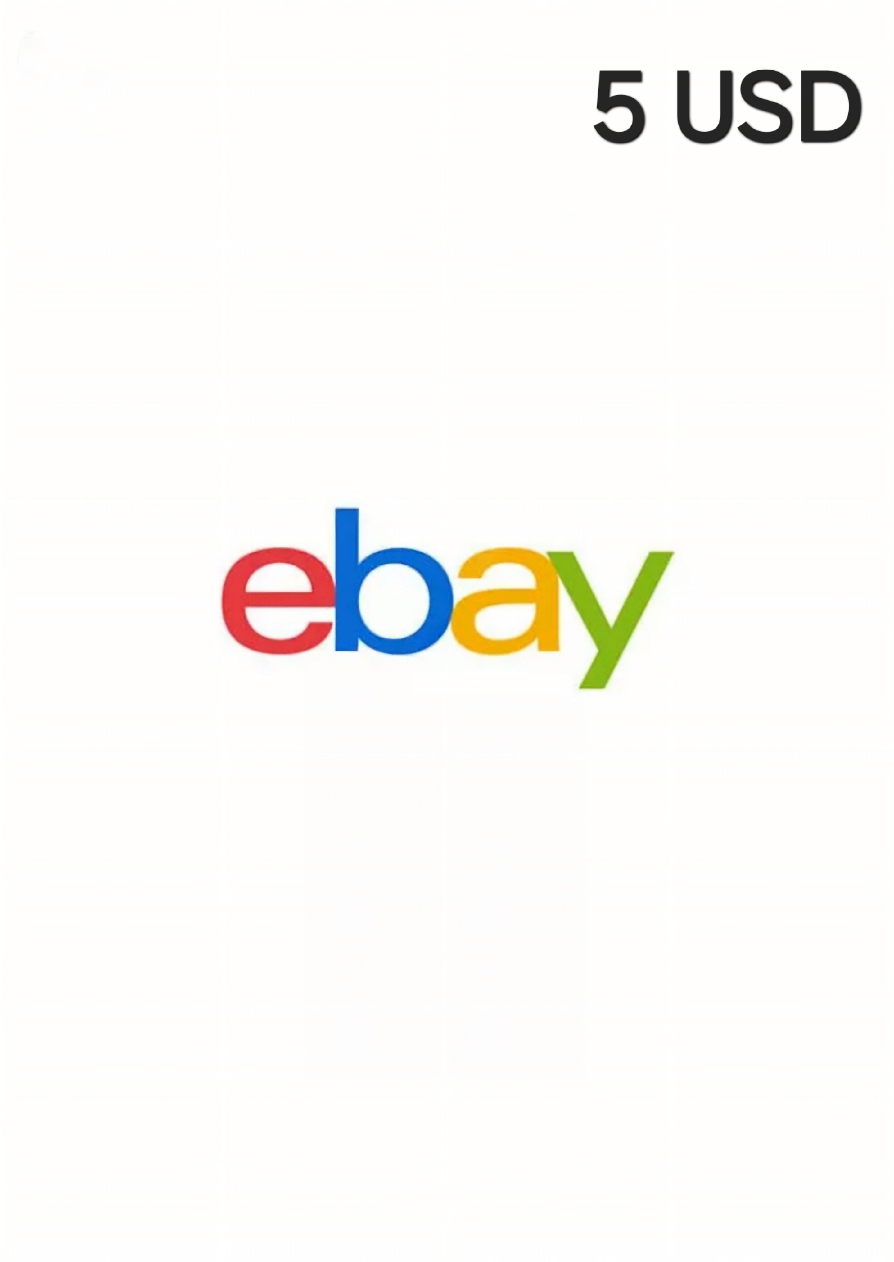 eBay USA 5 USD Gift Card cover image