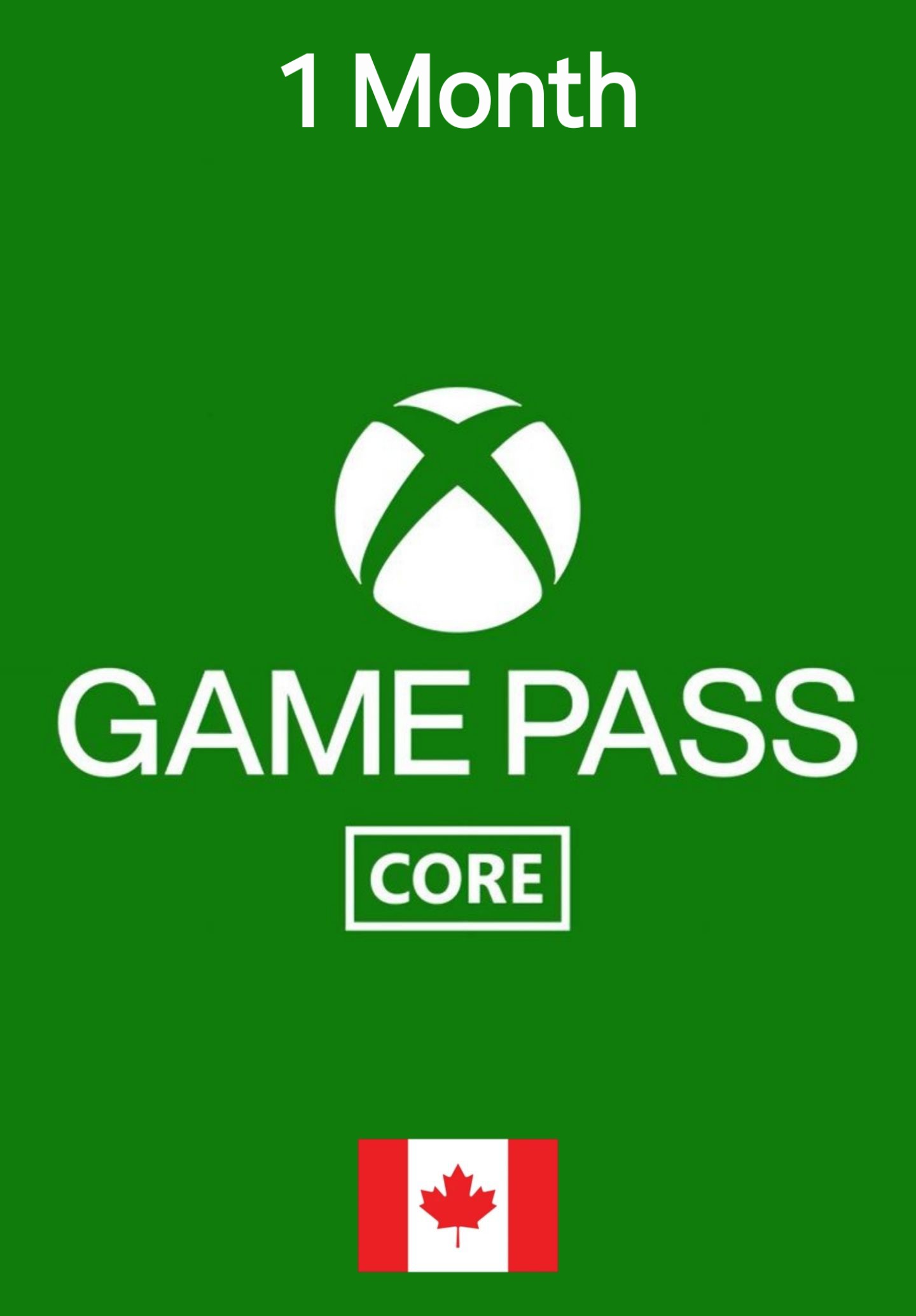 Canada Xbox Game Pass Core 1 Month Membership cover image