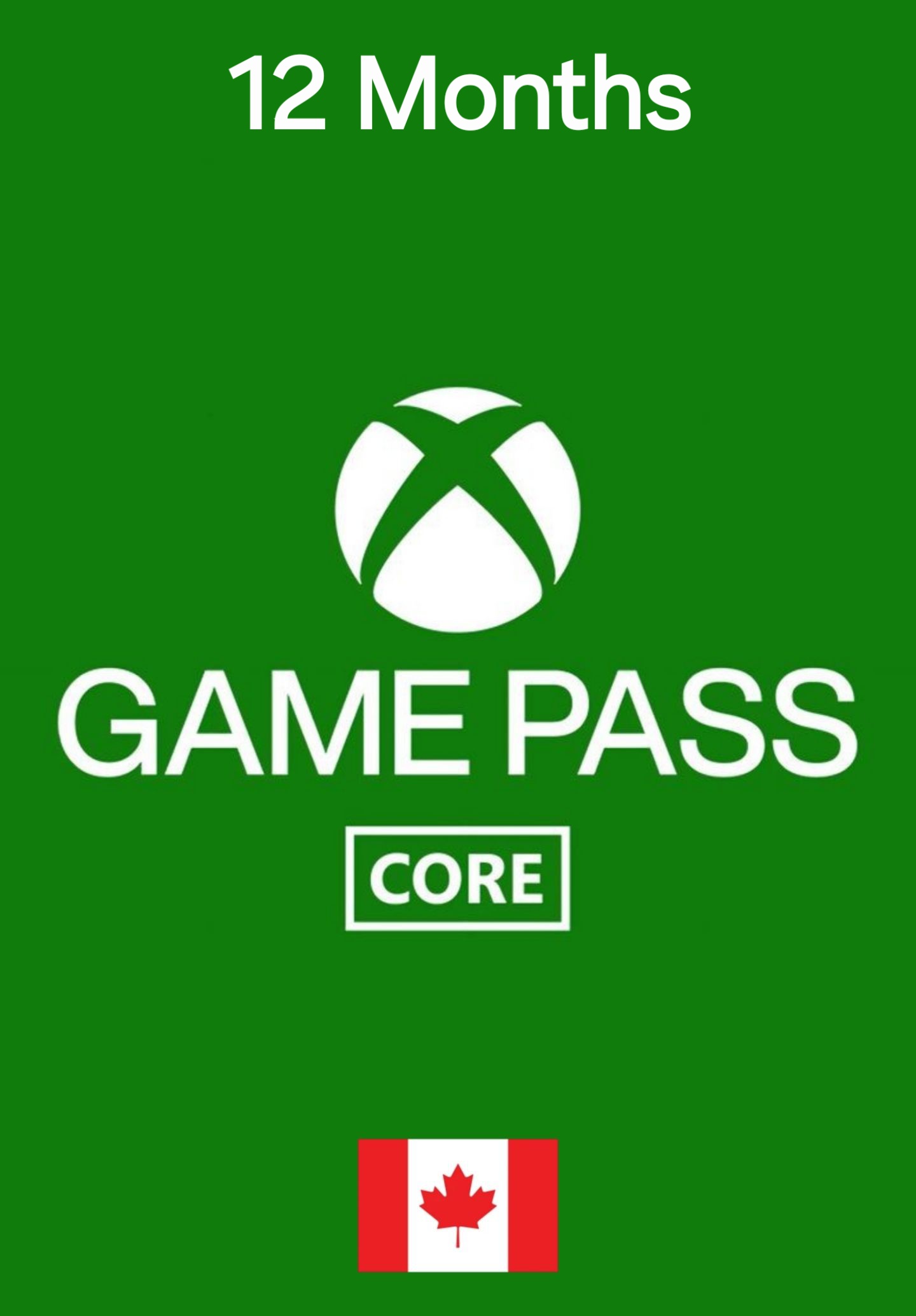 Canada Xbox Game Pass Core 12 Month Membership cover image