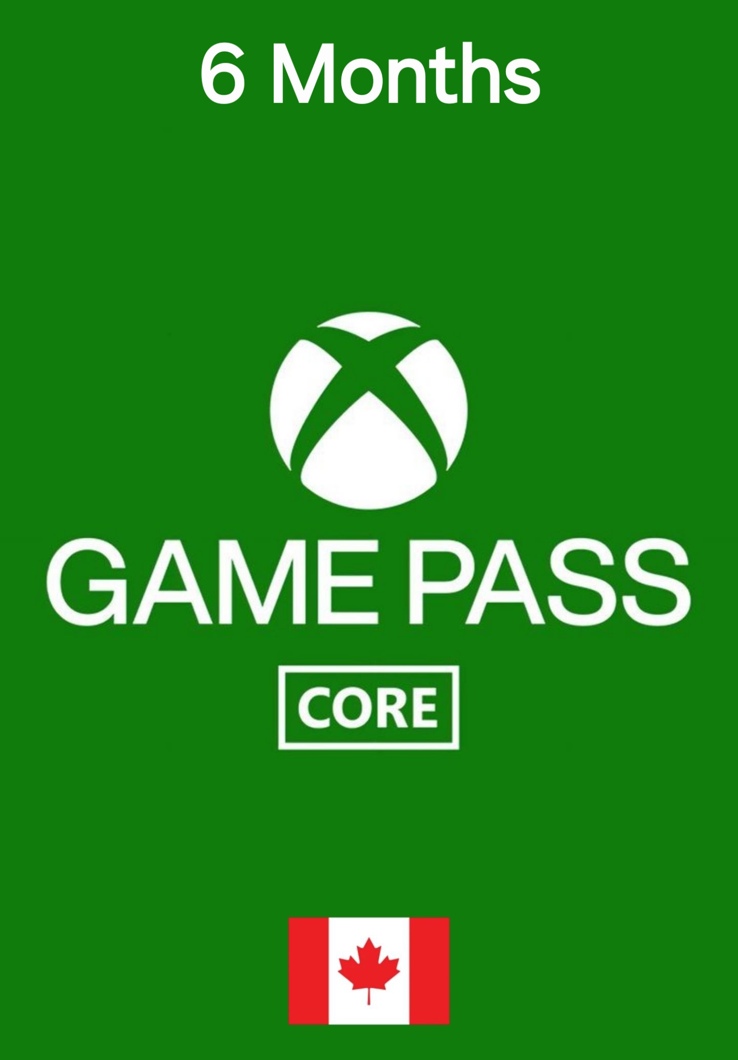 Canada Xbox Game Pass Core 6 Month Membership cover image