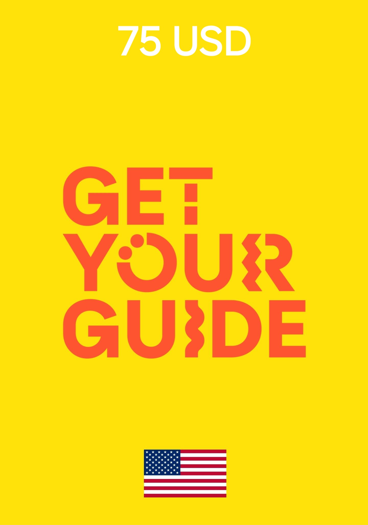 GetYourGuide 75 USD Gift Card cover image