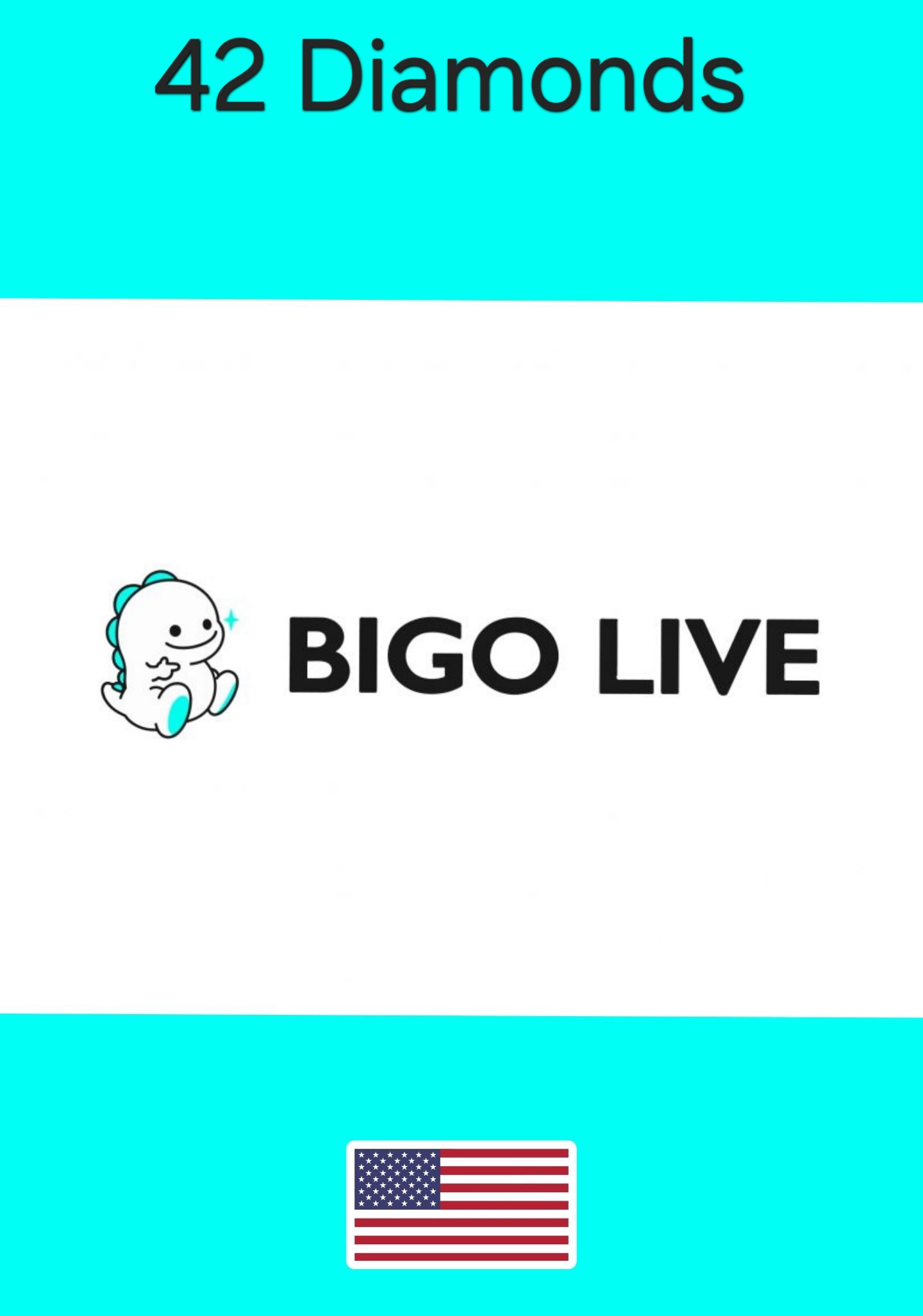 USA Bigo Live Diamonds 42 Gift Card cover image
