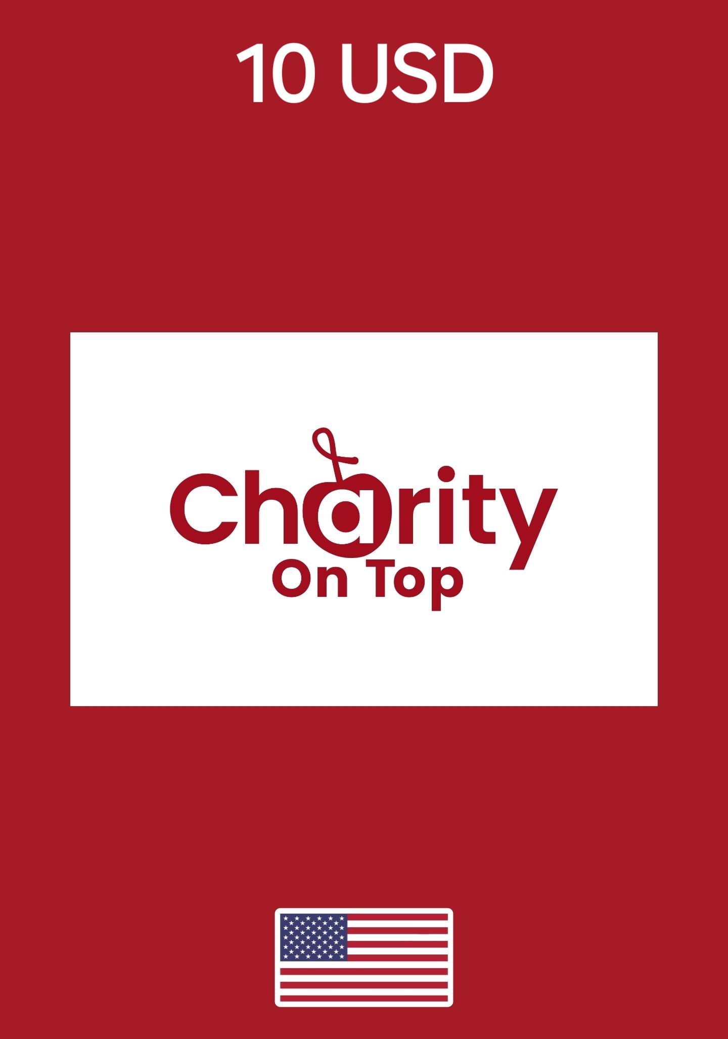 USA Charity On Top 10 USD Gift Card cover image