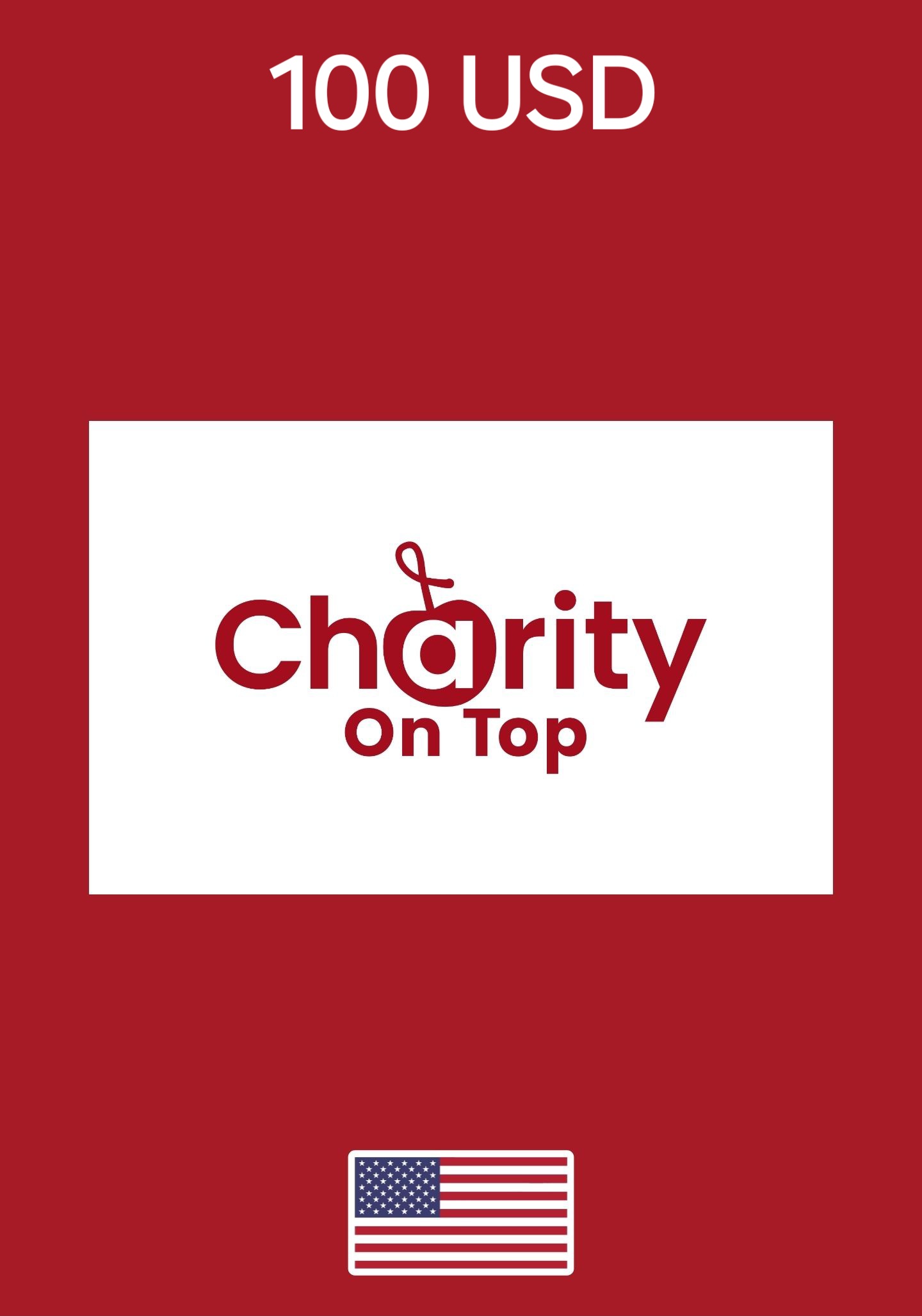 USA Charity On Top 100 USD Gift Card cover image