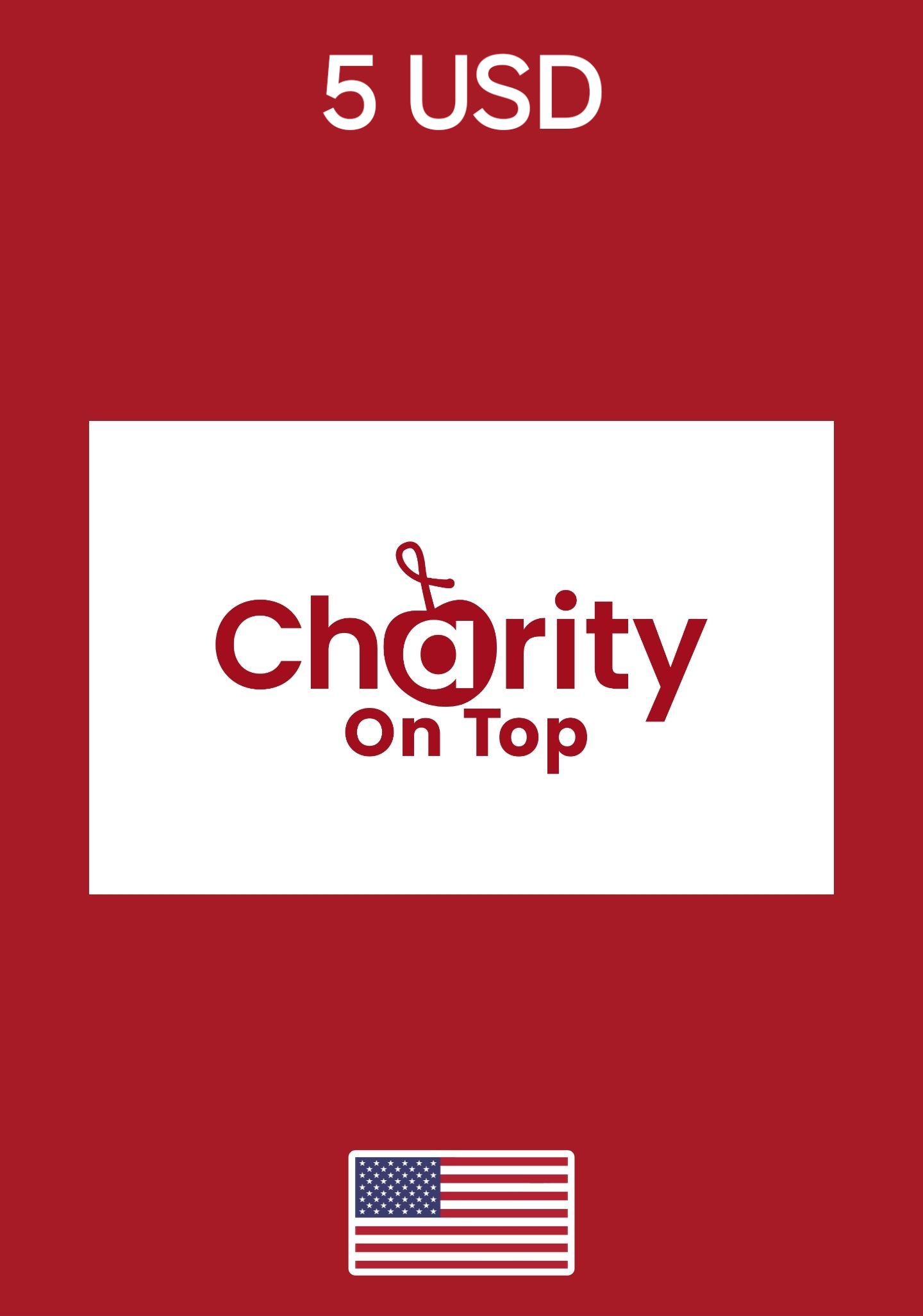 USA Charity On Top 5 USD Gift Card cover image