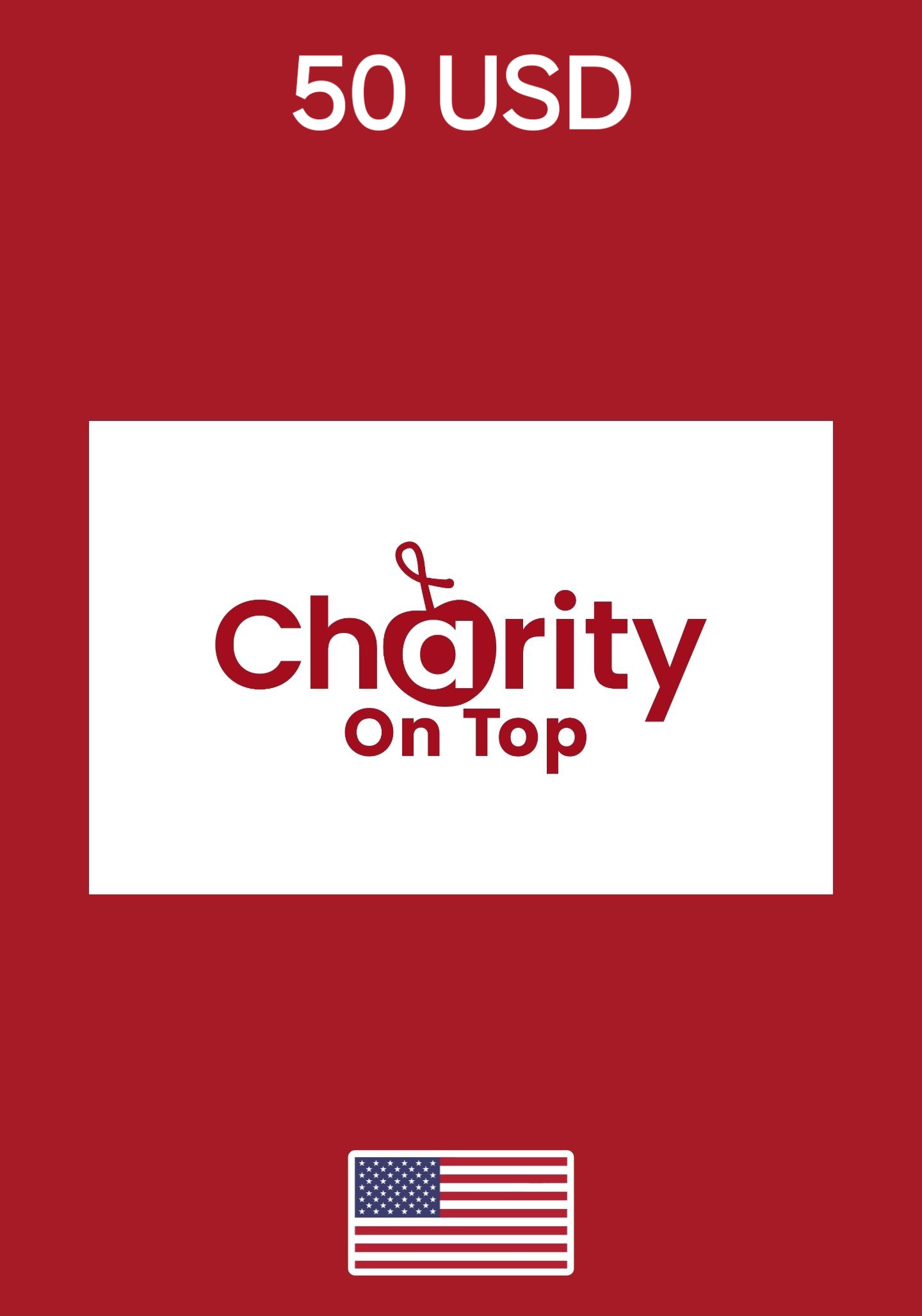 USA Charity On Top 50 USD Gift Card cover image