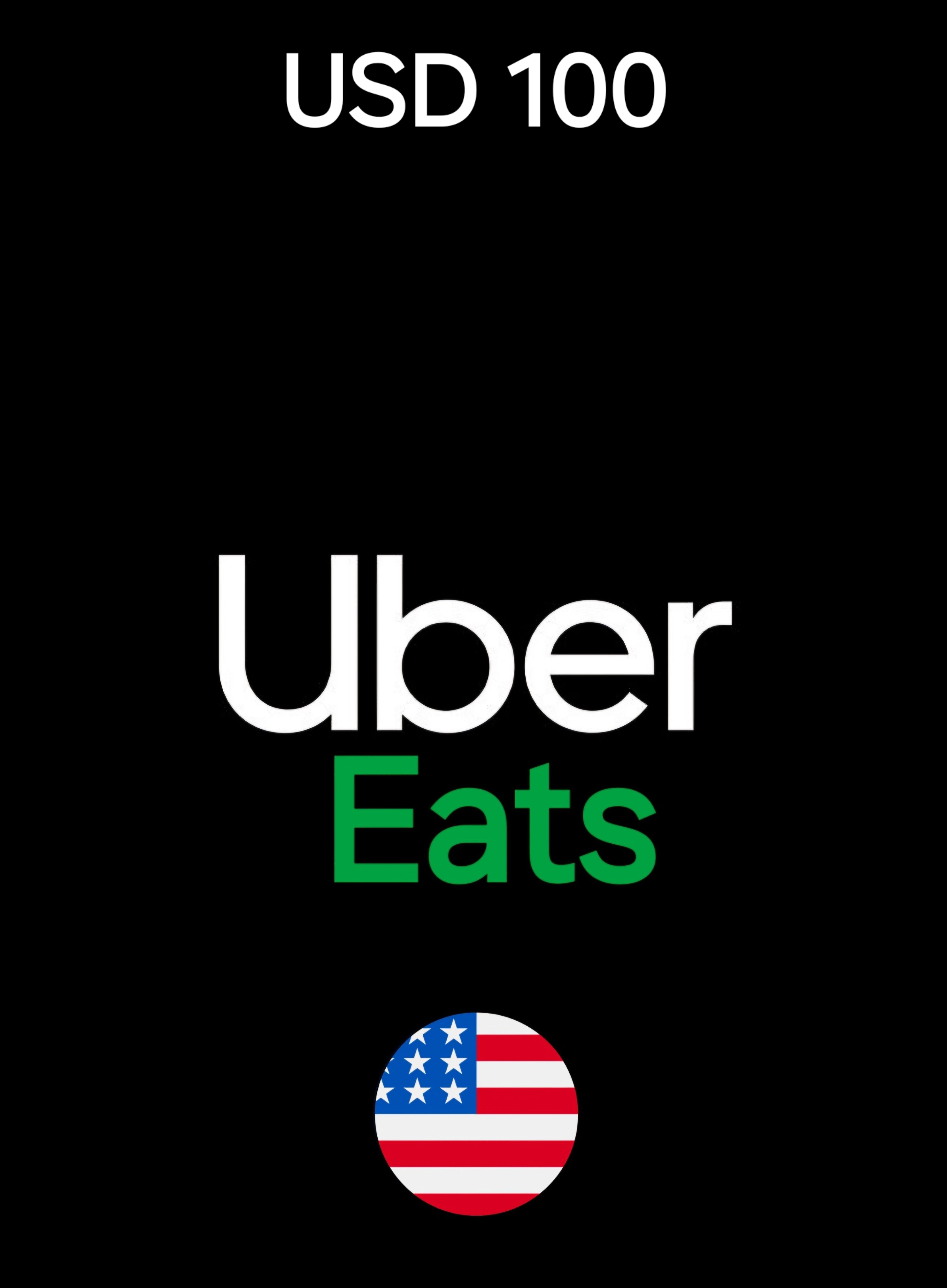 Uber Eats USA 100 USD Gift Card cover image