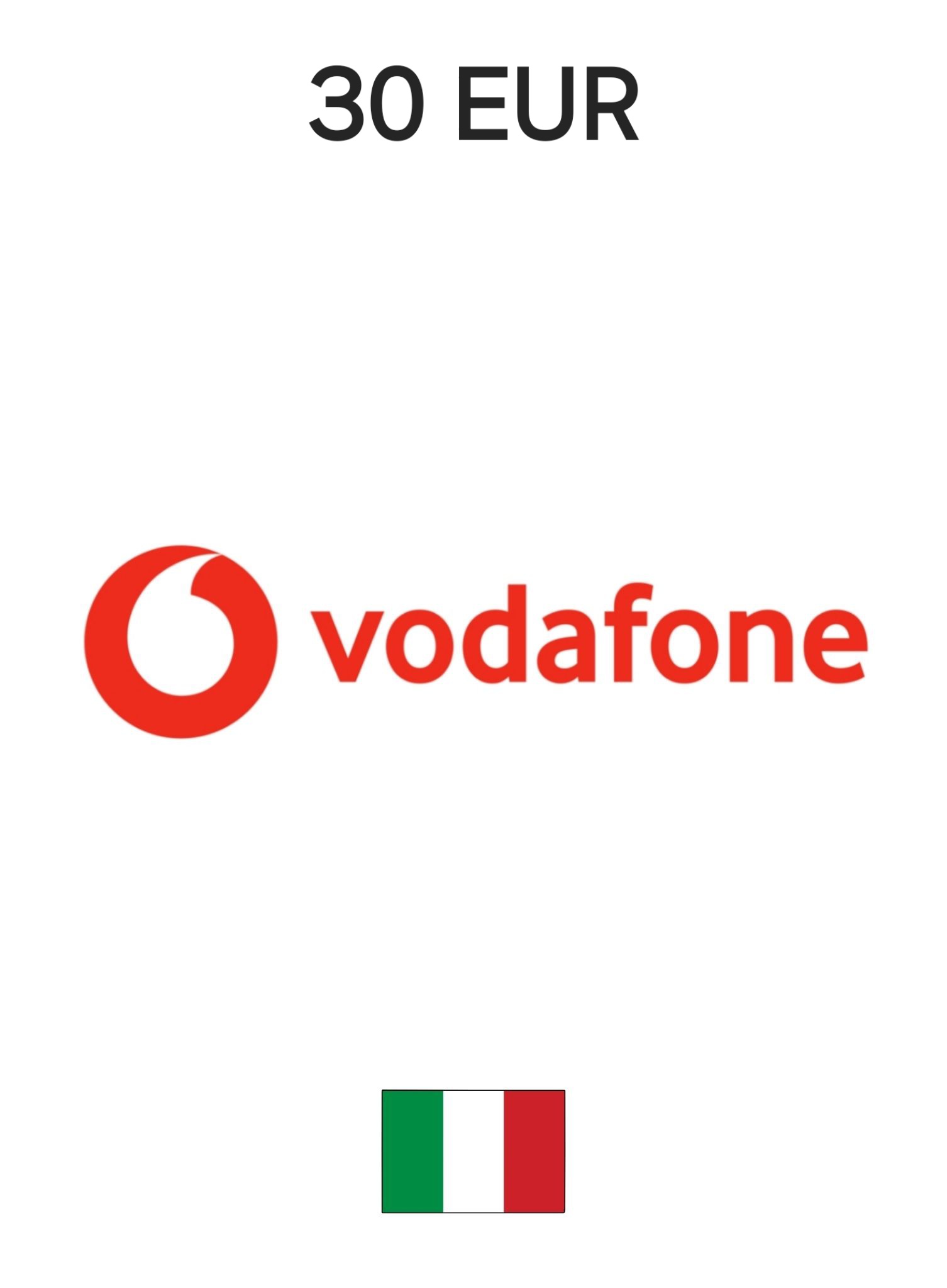 Vodafone Italy 30 EUR Gift Card cover image