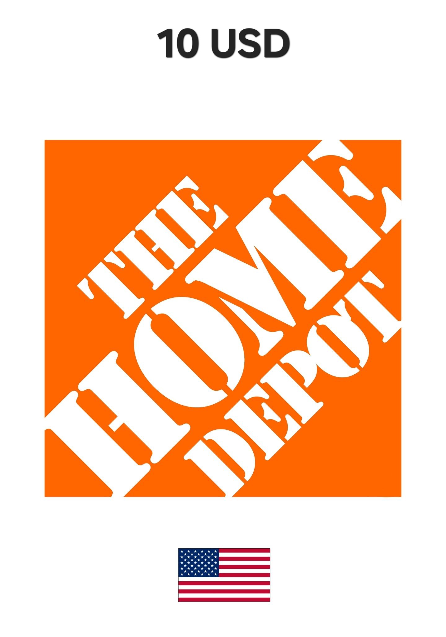 USA Home Depot 10 USD Gift Card cover image