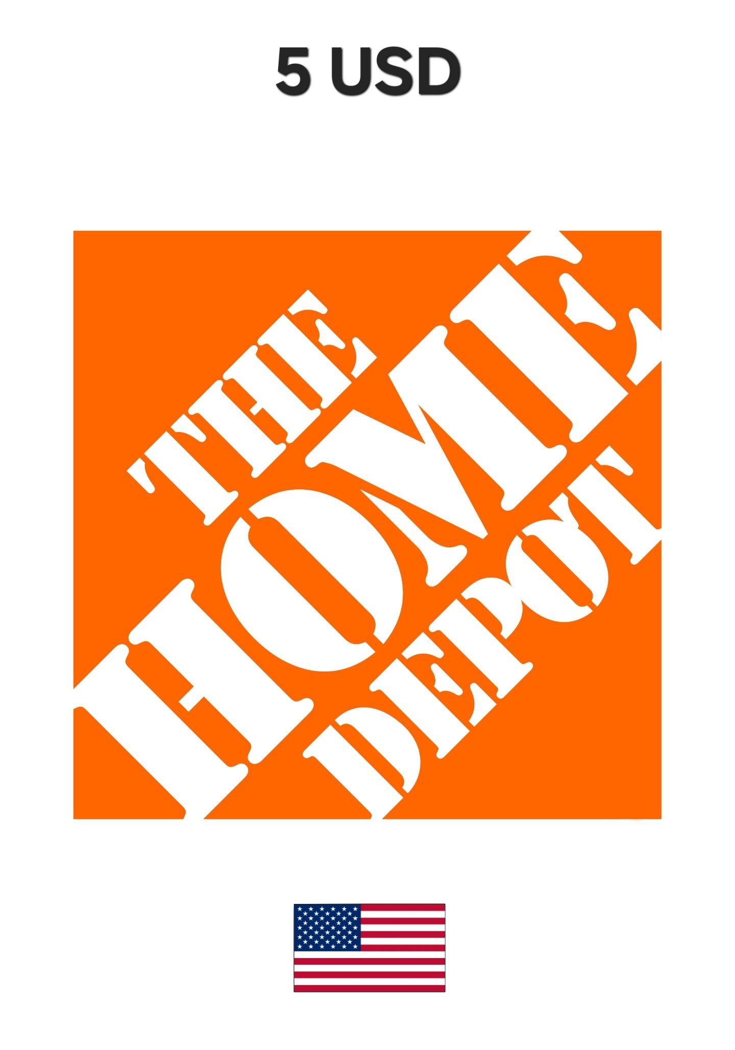 USA Home Depot 5 USD Gift Card cover image
