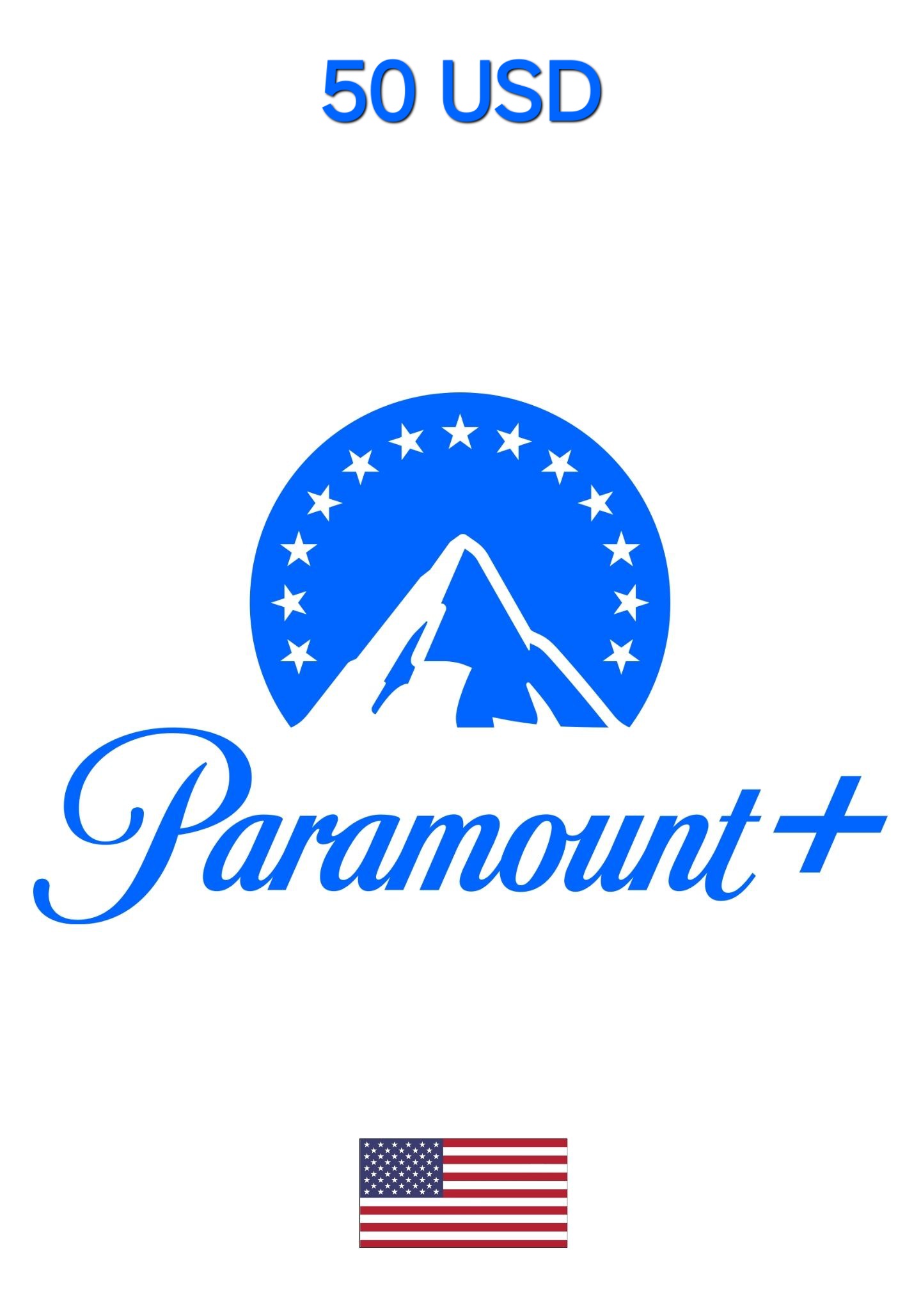USA Paramount+ 50 USD Gift Card cover image