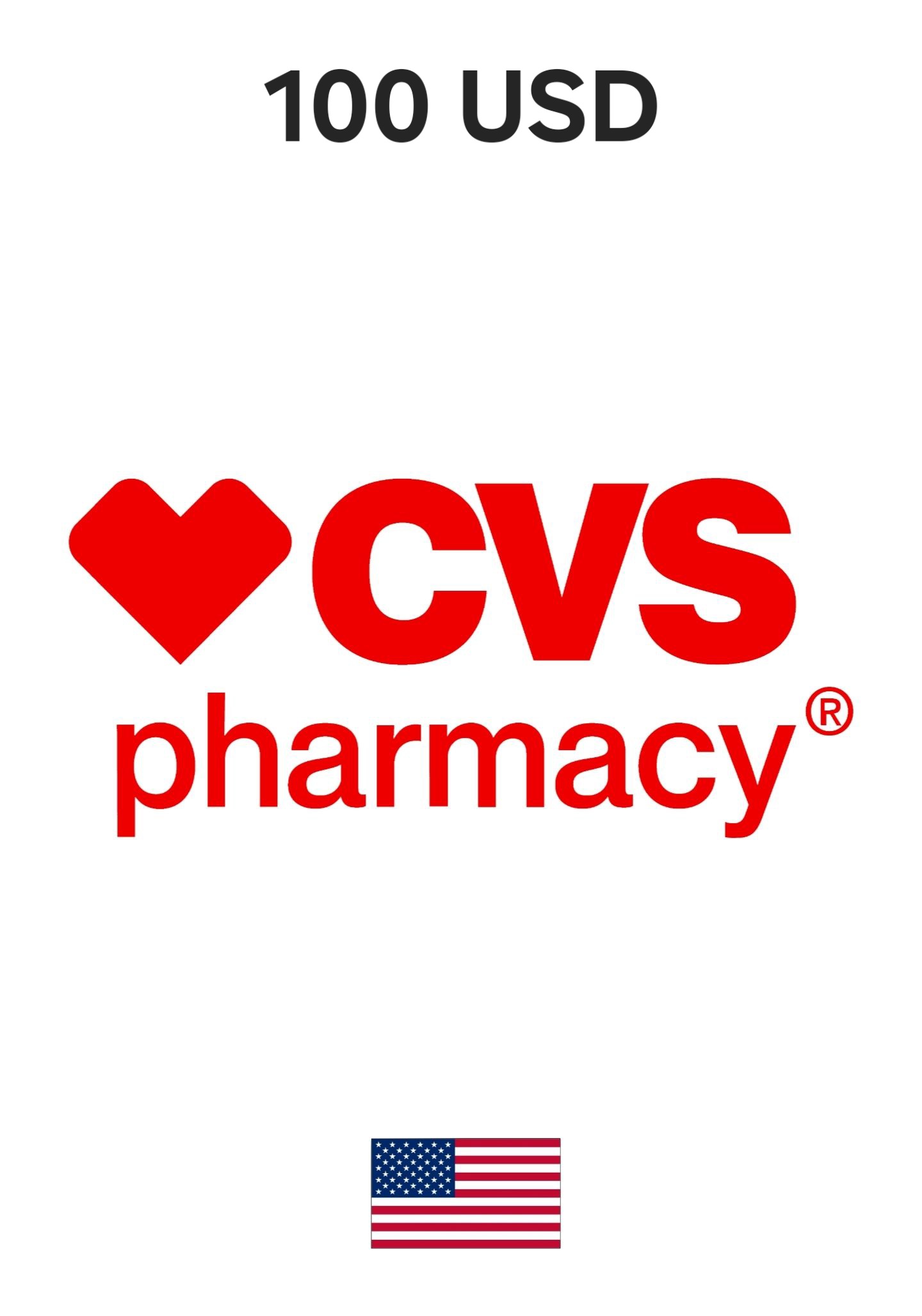 USA CVS 100 USD Gift Card cover image
