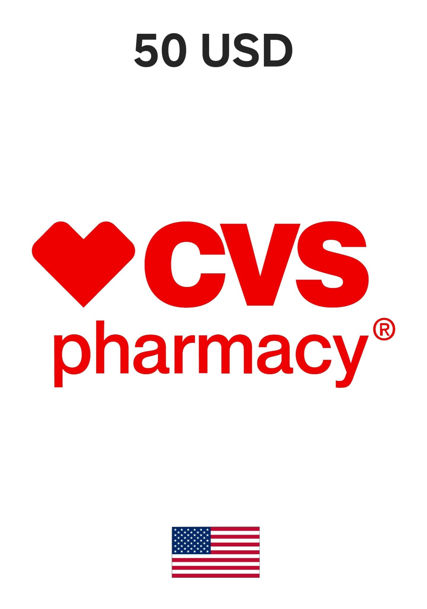 USA CVS 50 USD Gift Card cover image