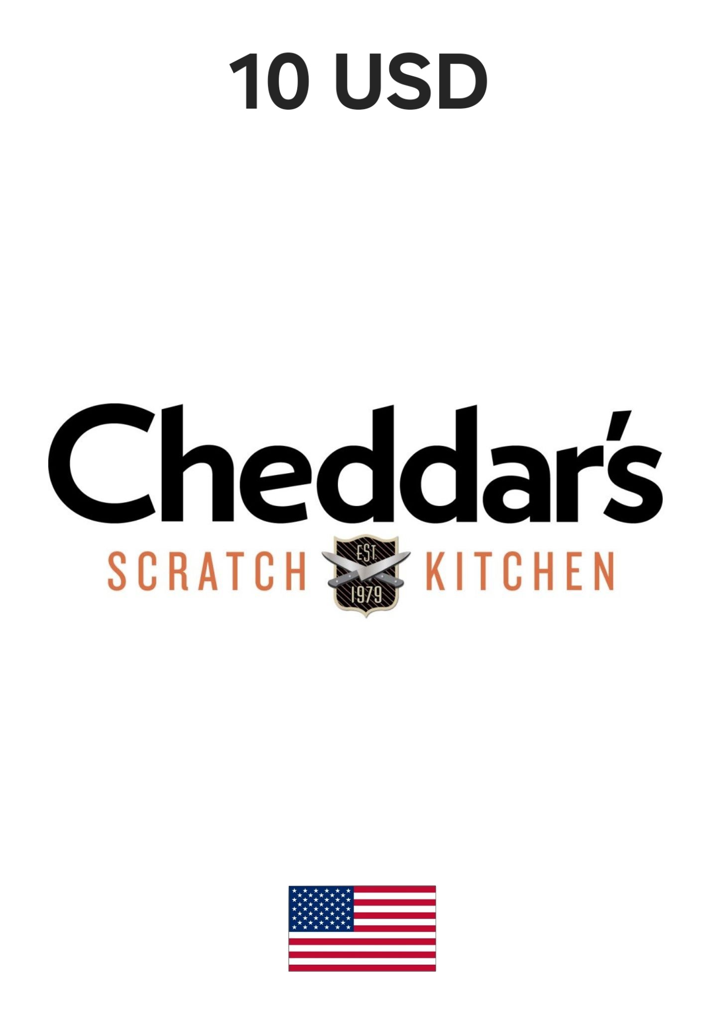 USA Cheddar's Scratch Kitchen 10 USD cover image
