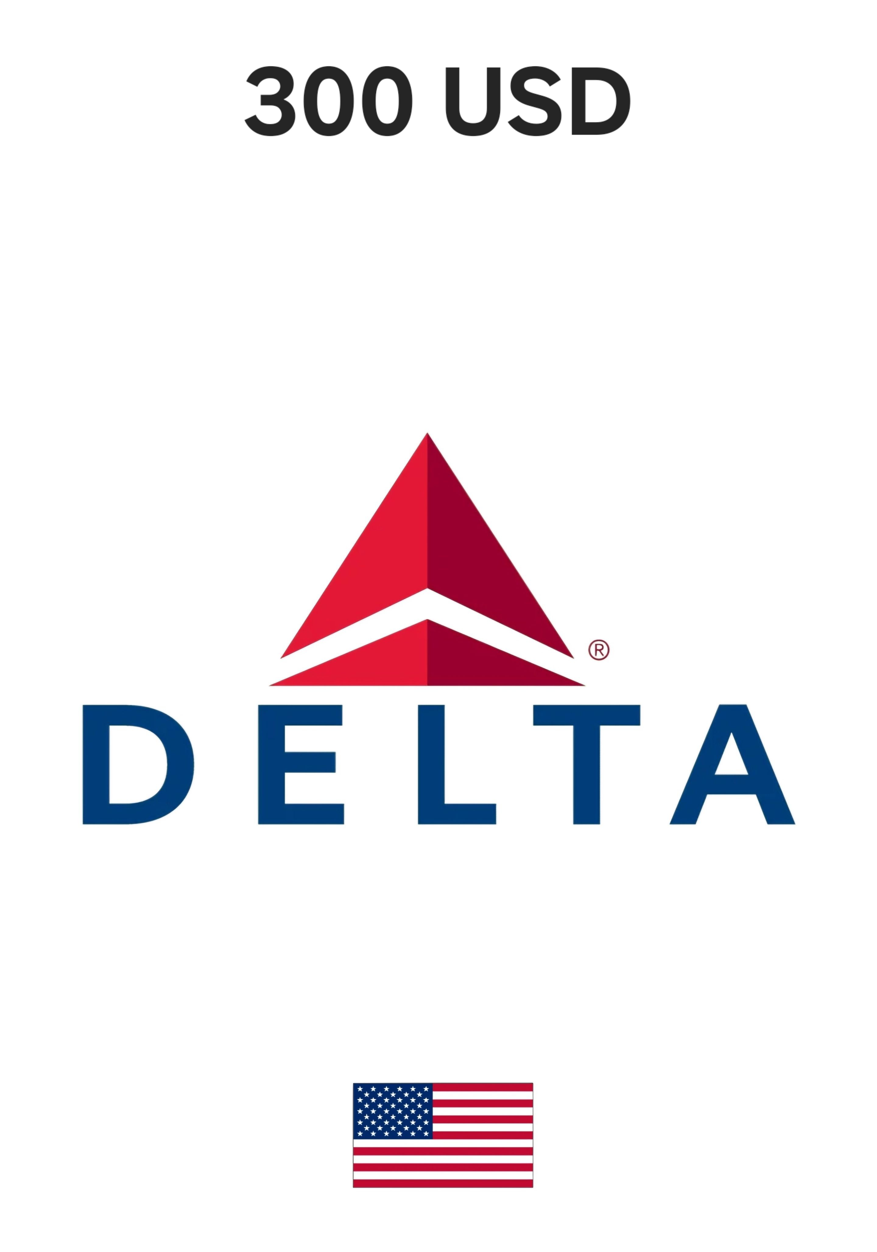 USA Delta Air Lines 300 USD Gift Card cover image