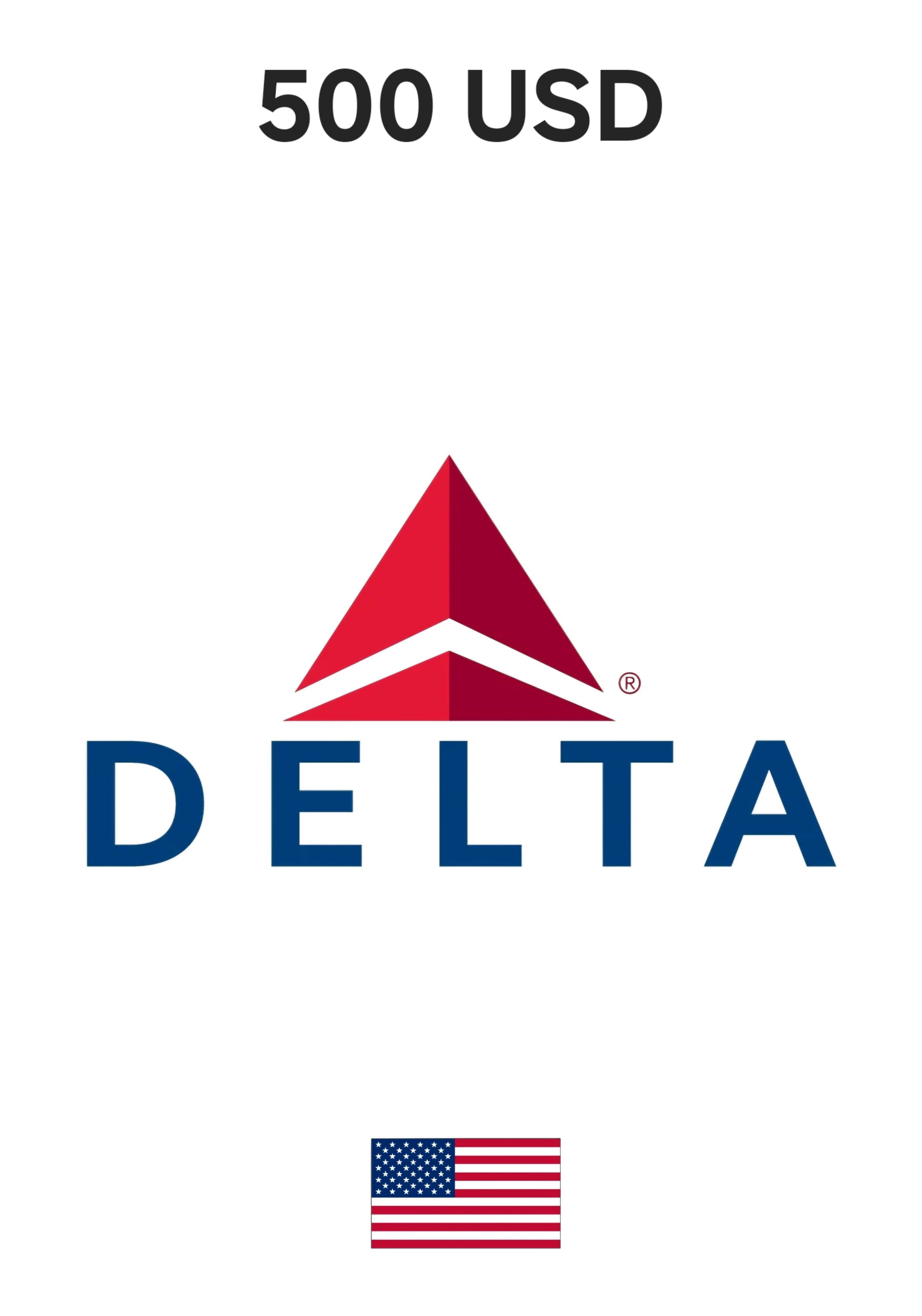 USA Delta Air Lines 500 USD Gift Card cover image