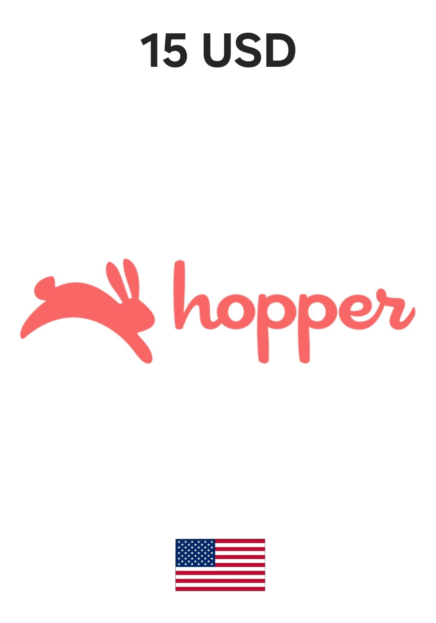 USA Hopper 15 USD Gift Card cover image