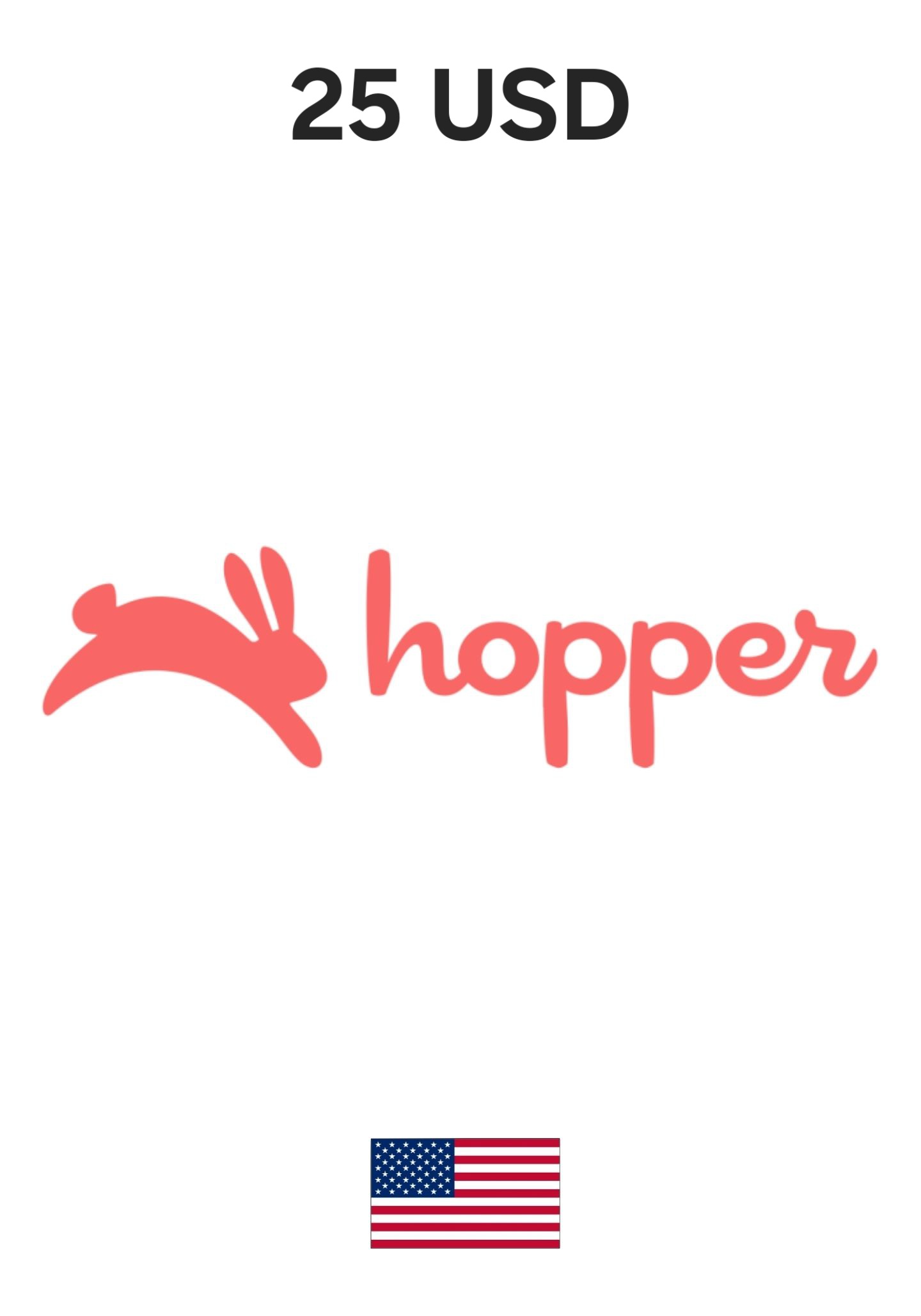 USA Hopper 25 USD Gift Card cover image