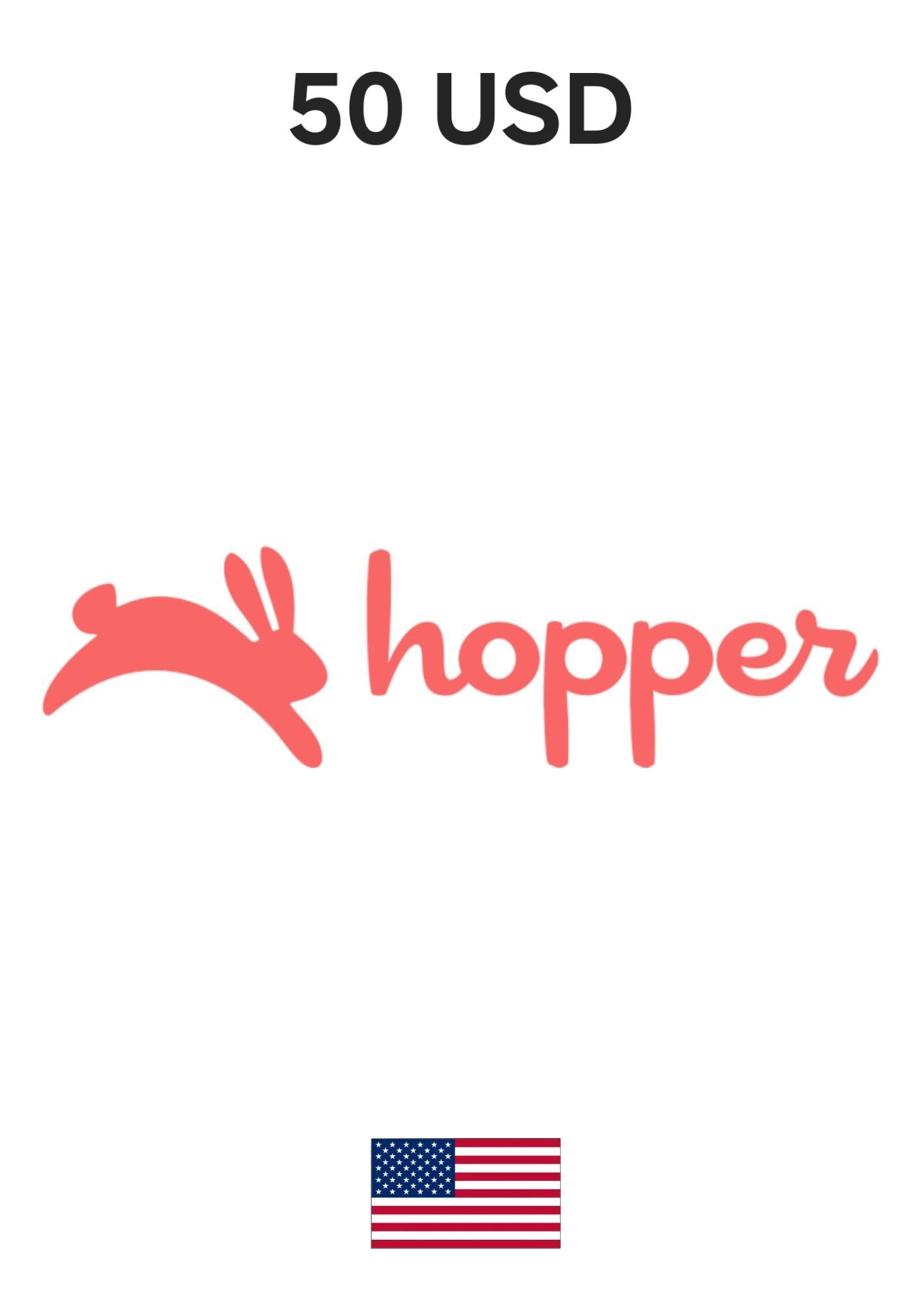 USA Hopper 50 USD Gift Card cover image