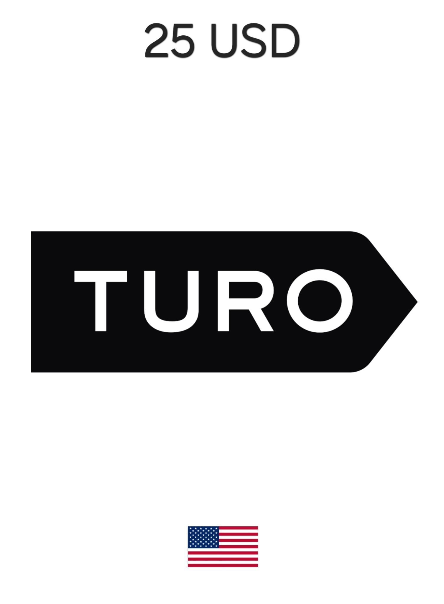 USA Turo 25 USD Gift Card cover image