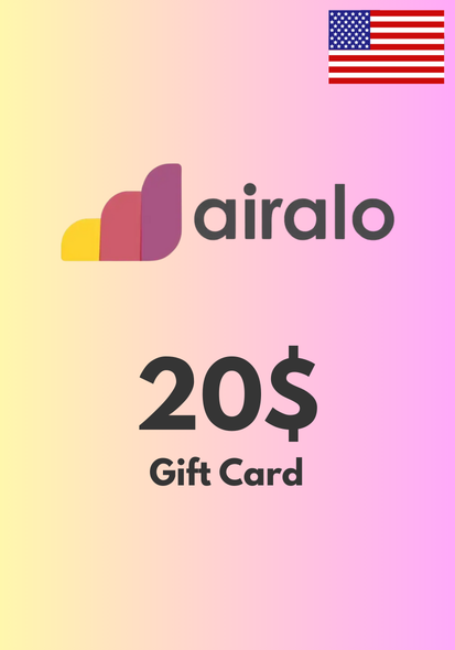 eSim Airalo 20 USD Kinkekaart cover image