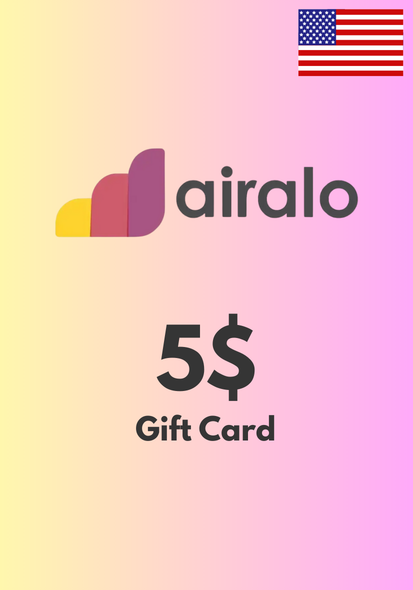 eSim Airalo 5 USD Kinkekaart cover image