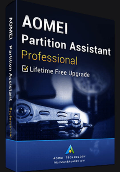 AOMEI Partition Assistant PRO Edition + Lifetime Upgrade (PC) cover image