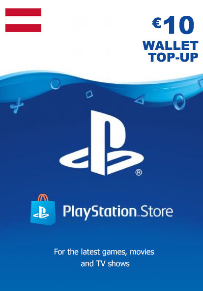Austria PSN 10 EUR Kinkekaart cover image