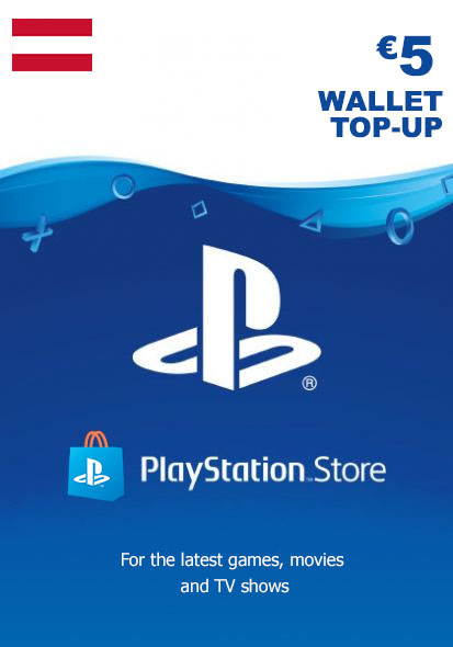 Austria PSN 5 EUR Kinkekaart cover image