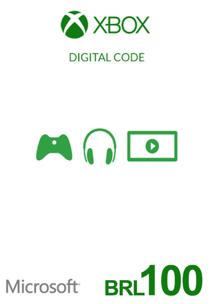 Brasiilia Xbox 100 BRL Kinkekaart cover image