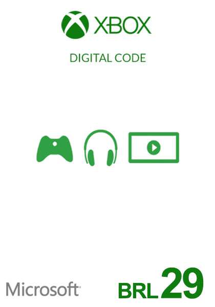 Brasiilia Xbox 29 BRL Kinkekaart cover image
