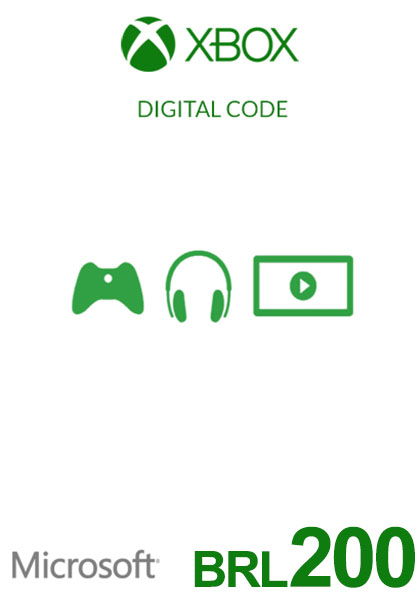 Brasiilia Xbox 200 BRL Kinkekaart cover image