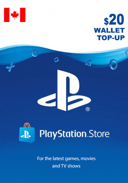Canada PSN 20 CAD Gift Card cover image