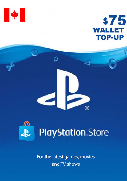 Canada PSN 75 CAD Gift Card cover image